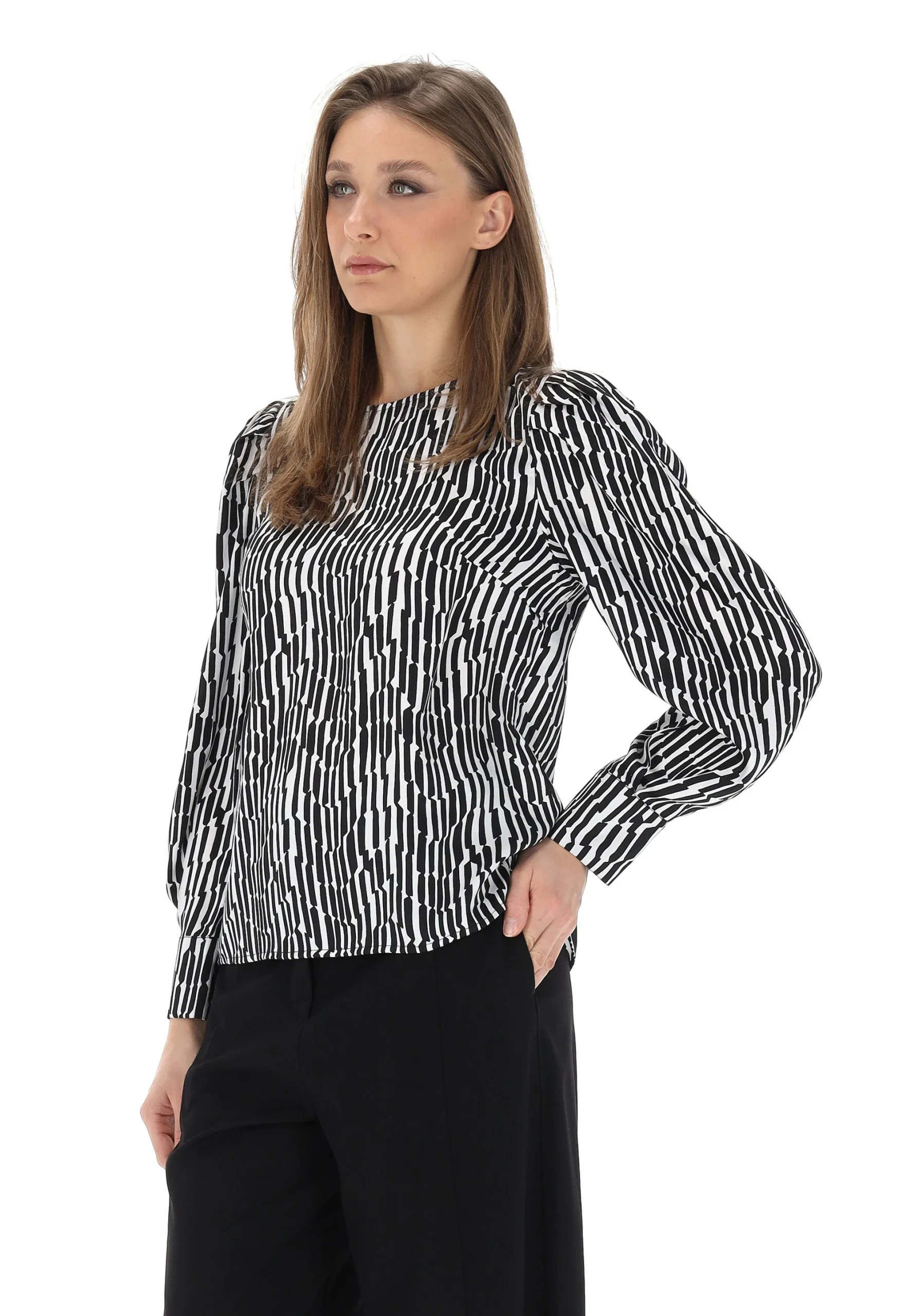Blusa Artigli in fantasia geometrica