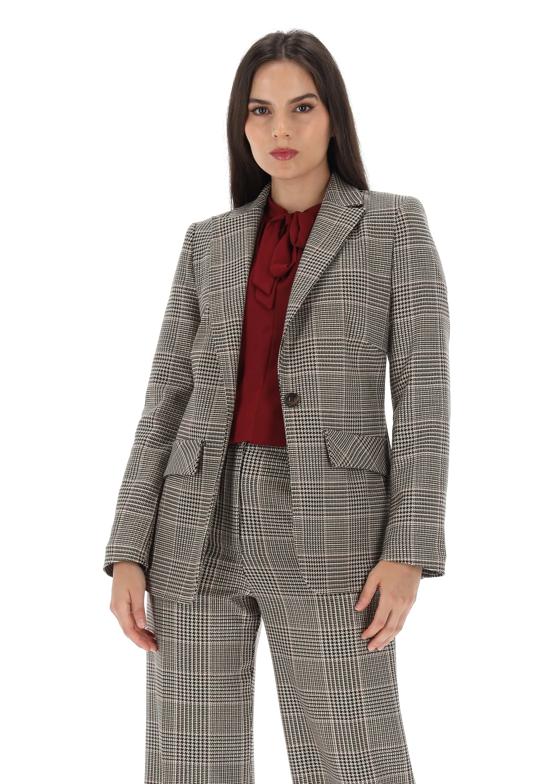 Blazer quadrettato Artigli ACGI003459