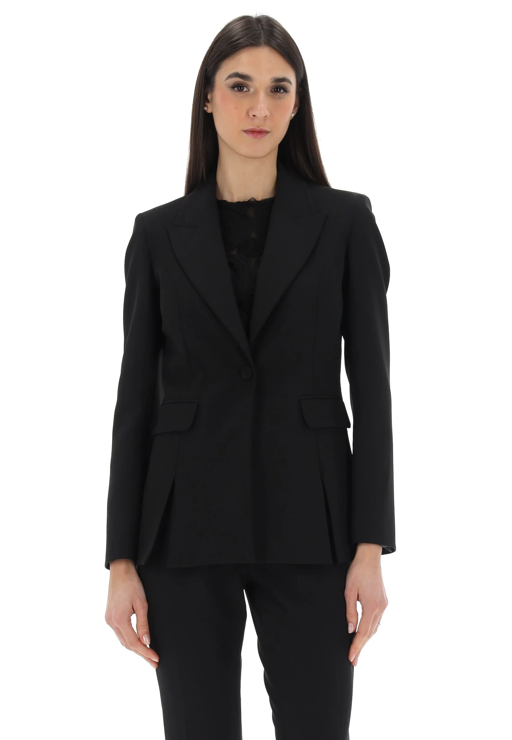 Giacca un bottone con spacchi frontali Artigli