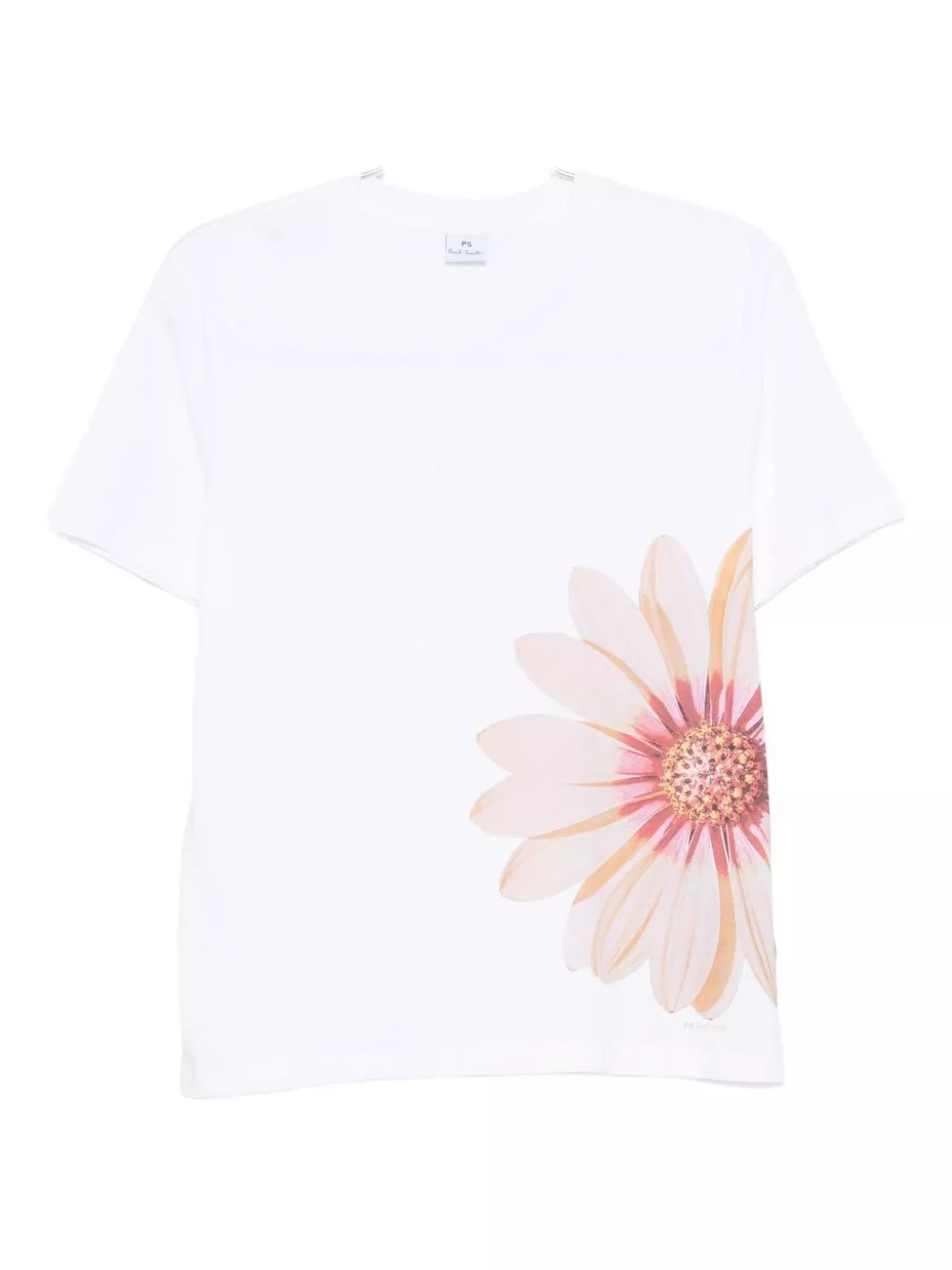 T-shirt stampa zinnia in cotone di Ps paul smith