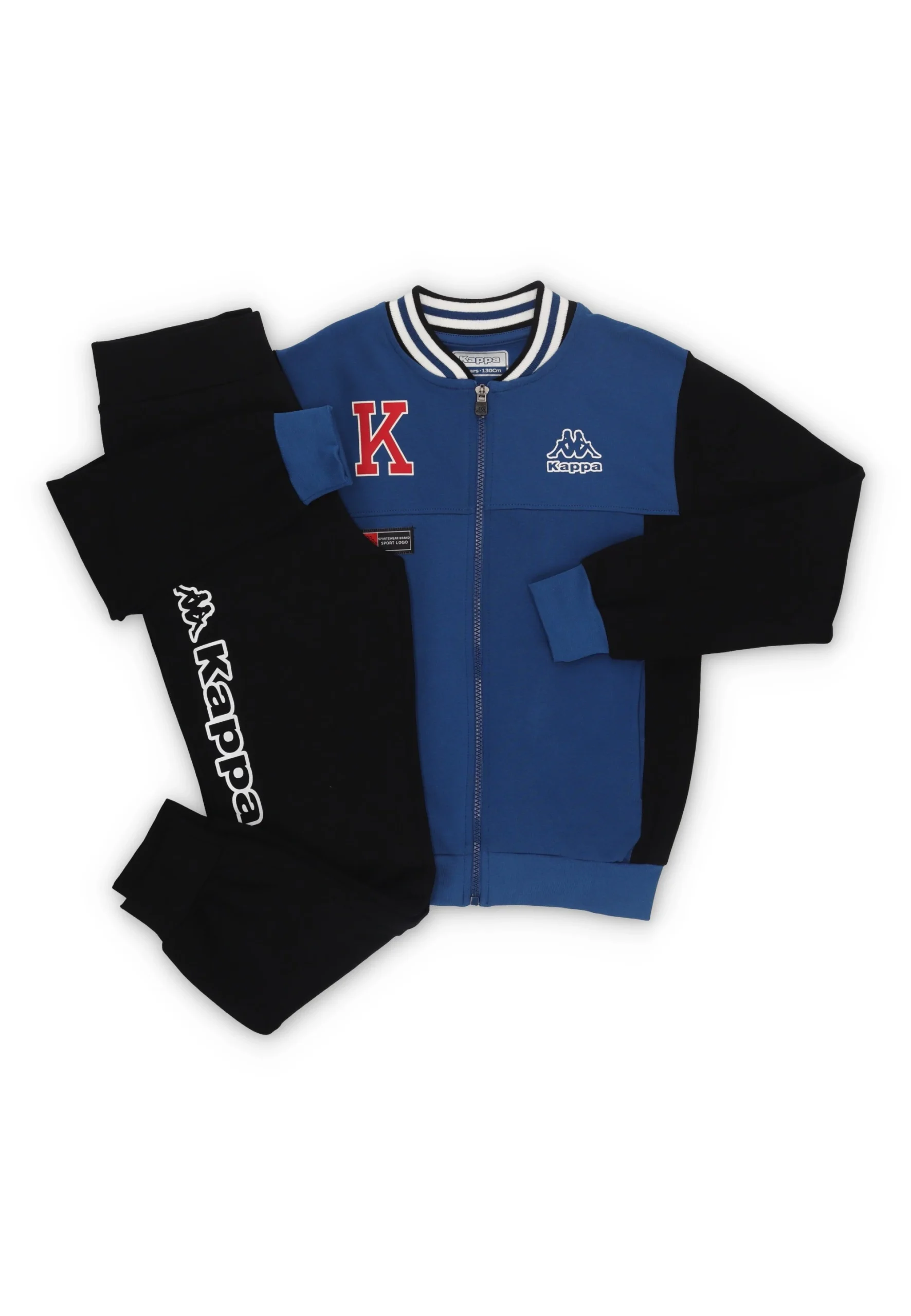 Tuta taglio college Kappa art.8031T0019 con stampe ragazzo