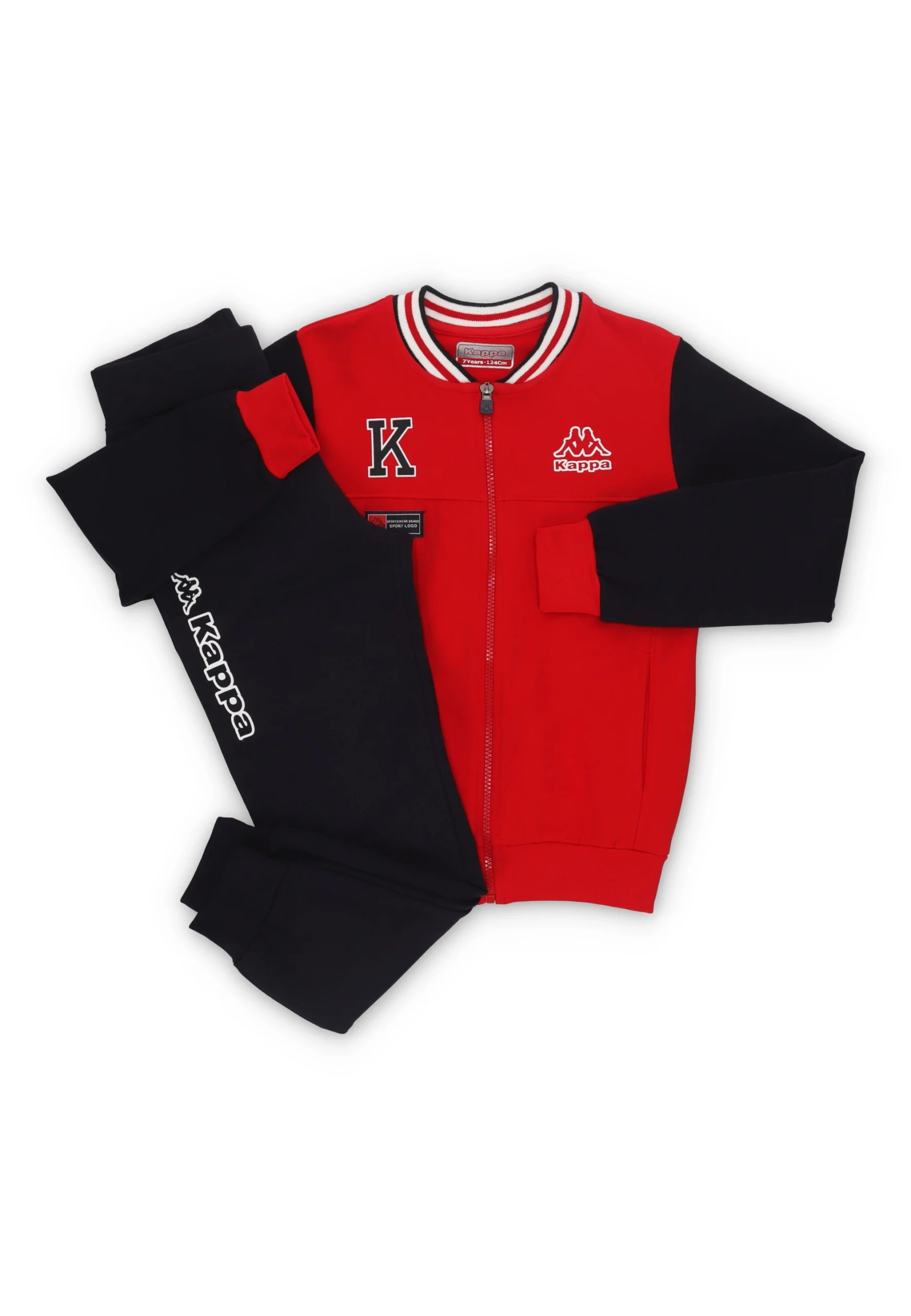 Tuta ragazzo Kappa taglio college art.8051T0019 con logo