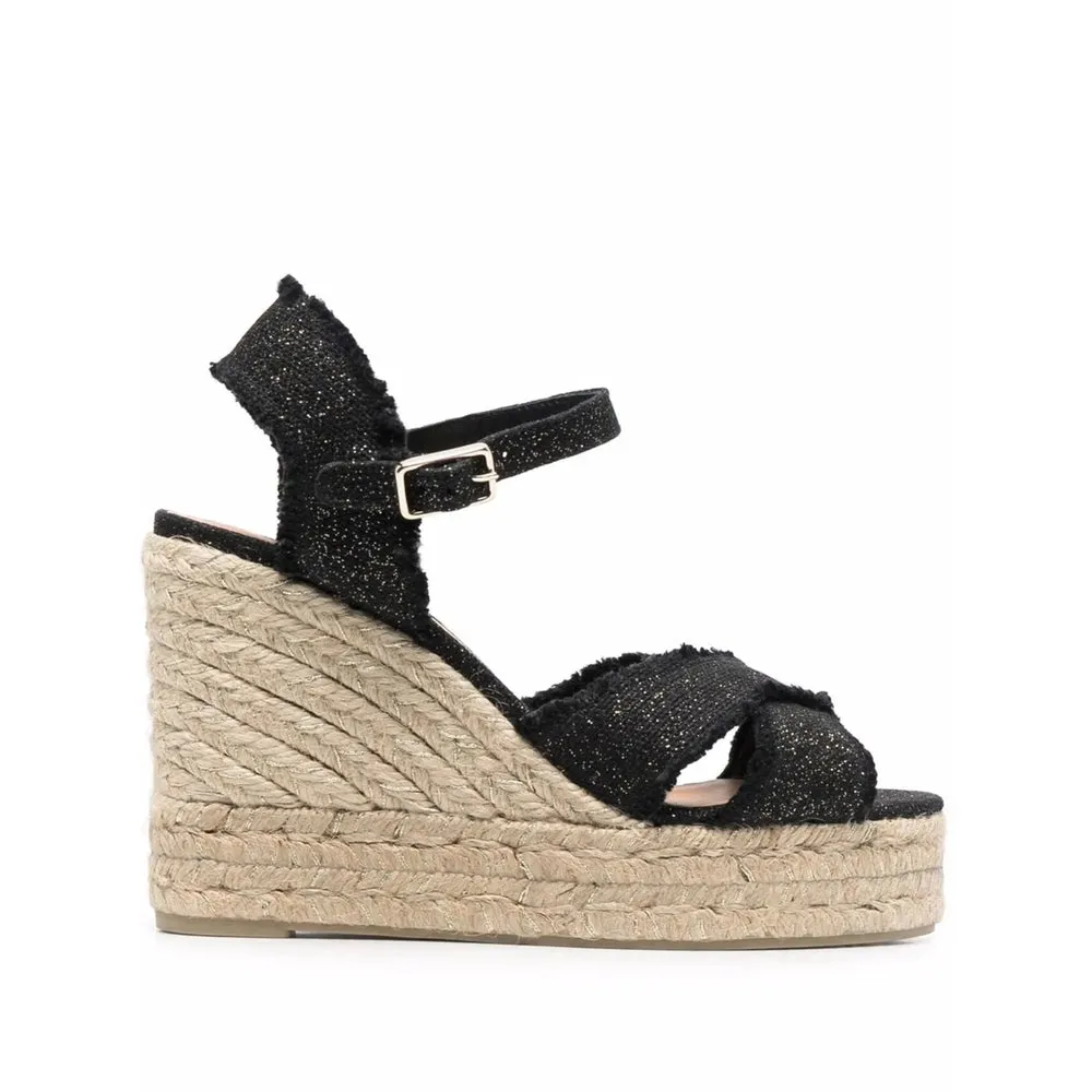 Espadrillas Nero Oro