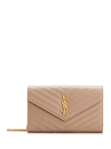 Saint Laurent Donna Portafoglio con tracolla "cassandre"