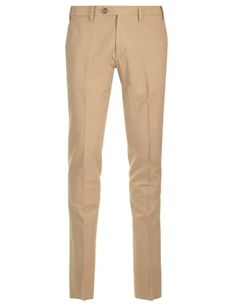 Al Duca D'aosta 1902 Uomo Pantalone beige in cotone e lino