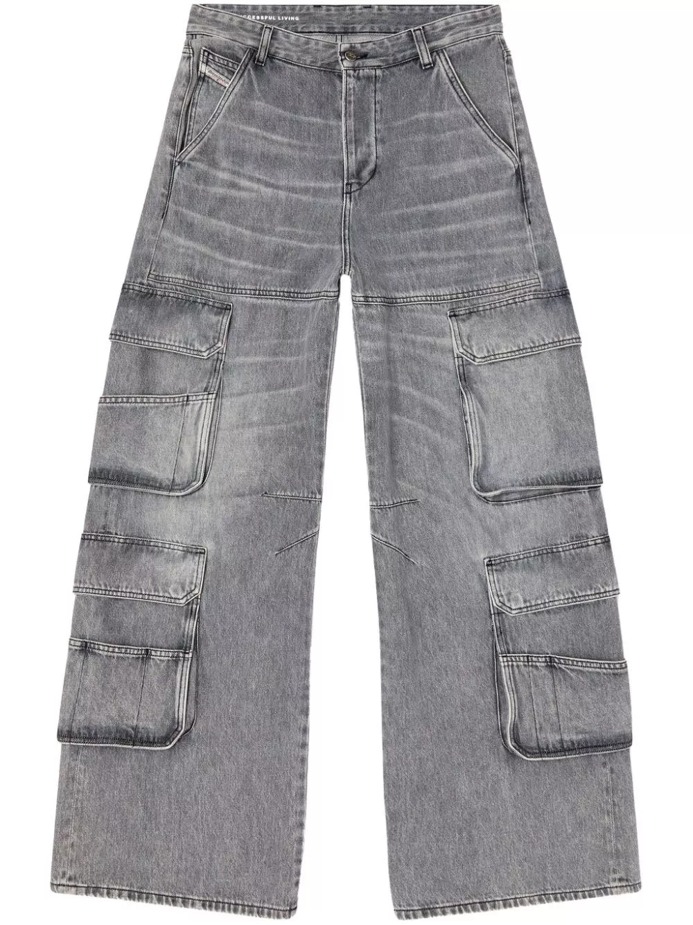 Jeans denim cargo di Diesel
