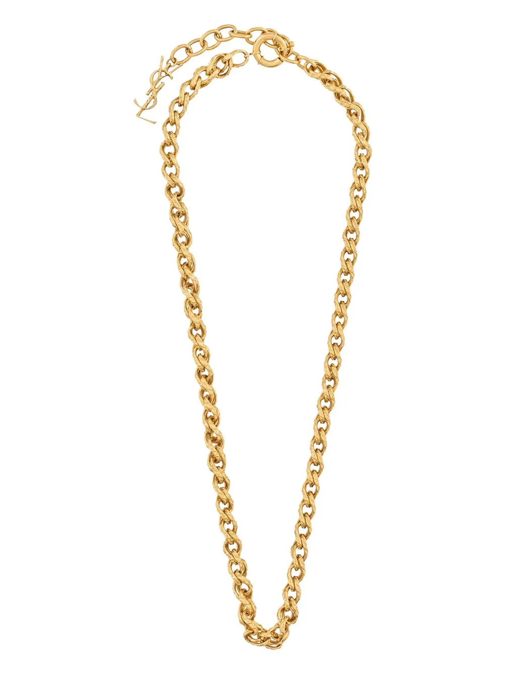 COLLANA CON CATENA A CORDA IN METALLO