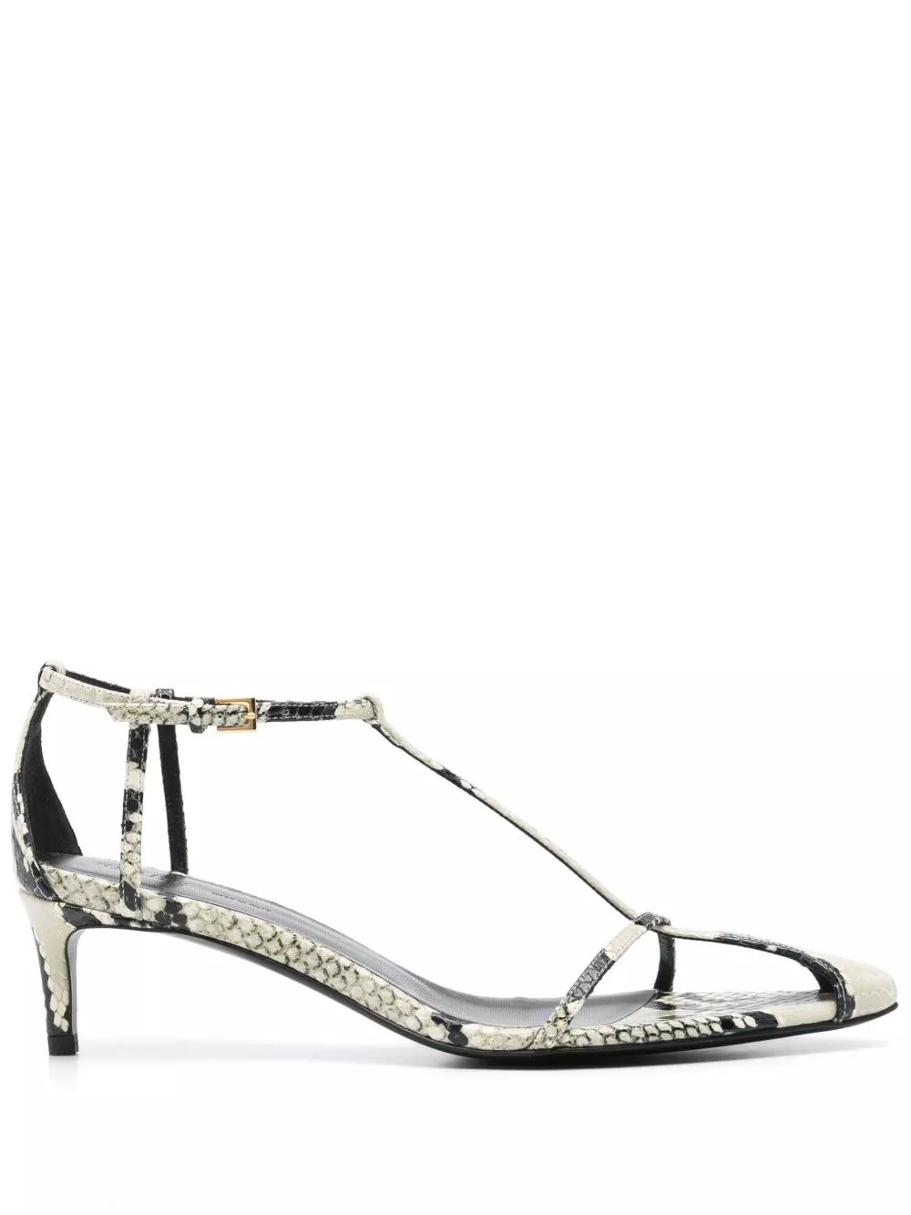 Sandalo bella in pelle di Khaite