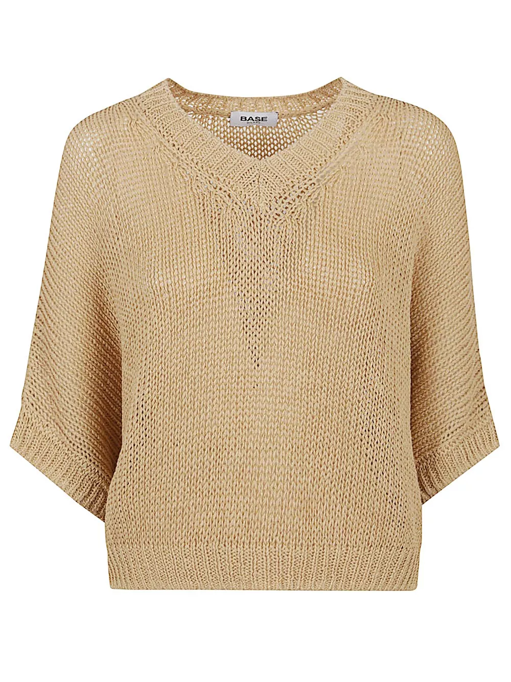 Poncho in lino cotone di Base