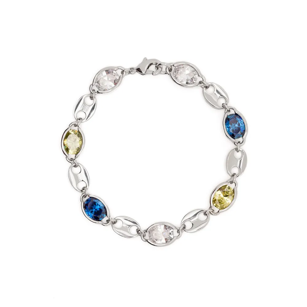 Bracciali Argento Blu