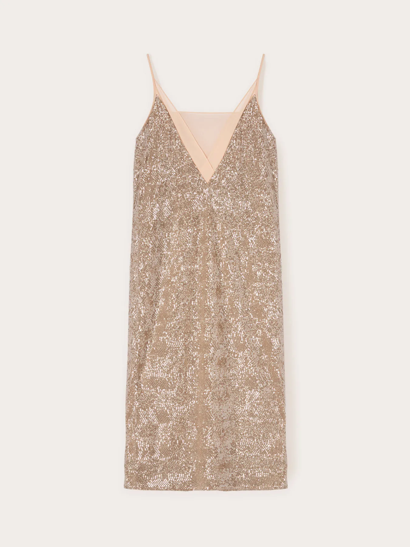 Vestito midi full paillettes
