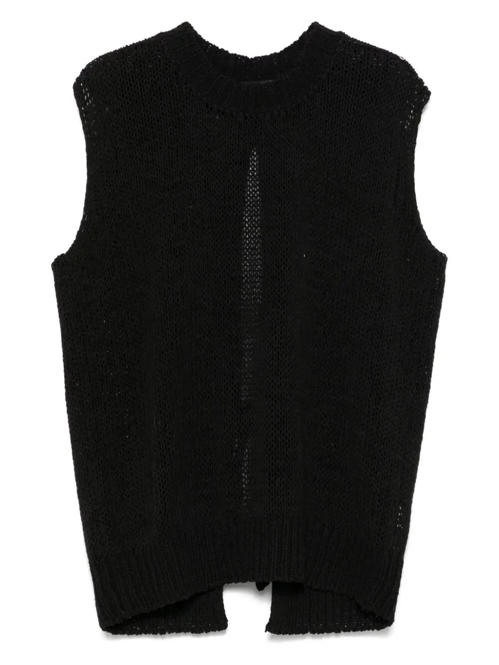 TOP IN MISTO COTONE CON SPACCO POSTERIORE