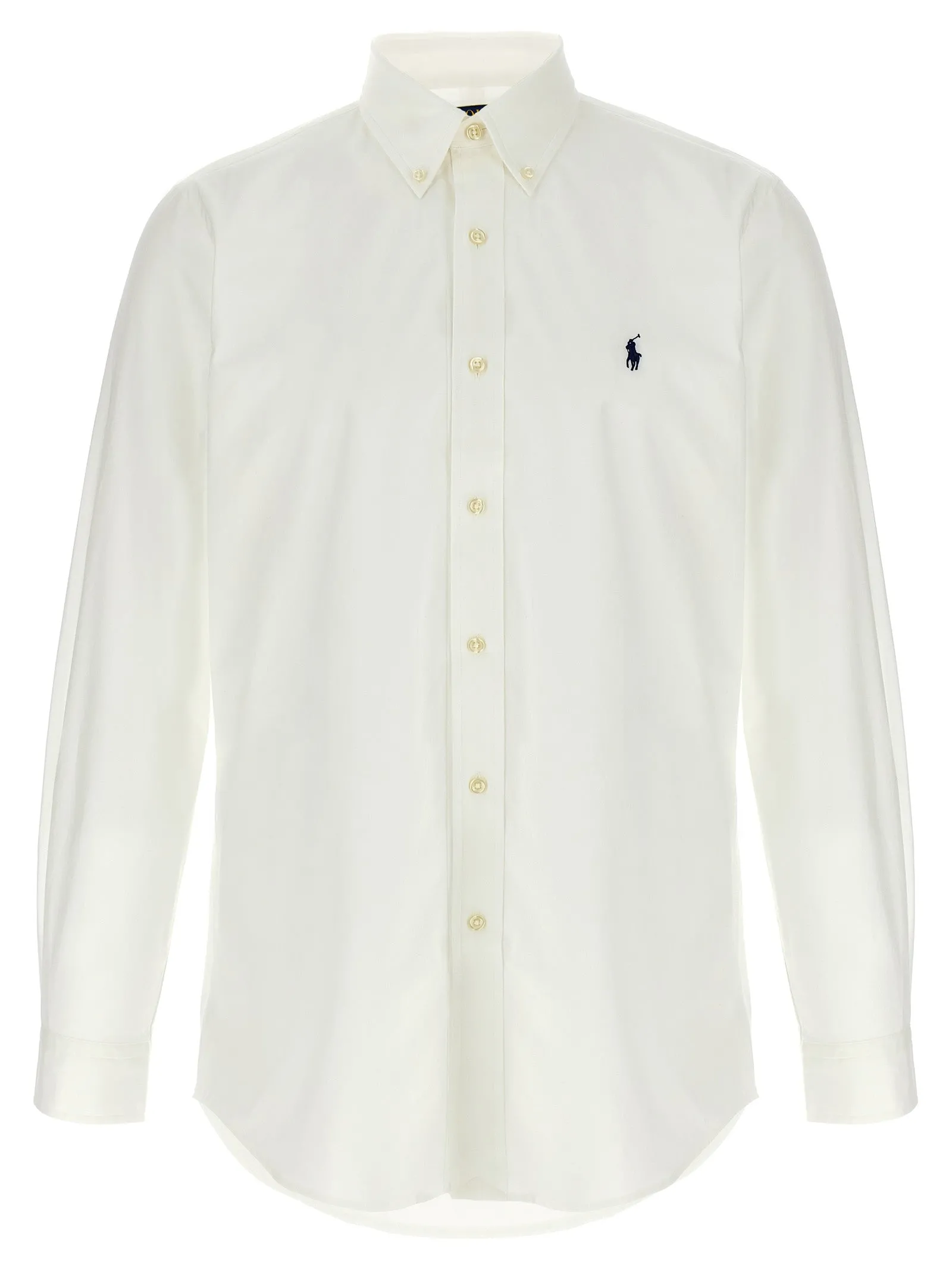 Logo Embroidery Shirt Camicie Bianco