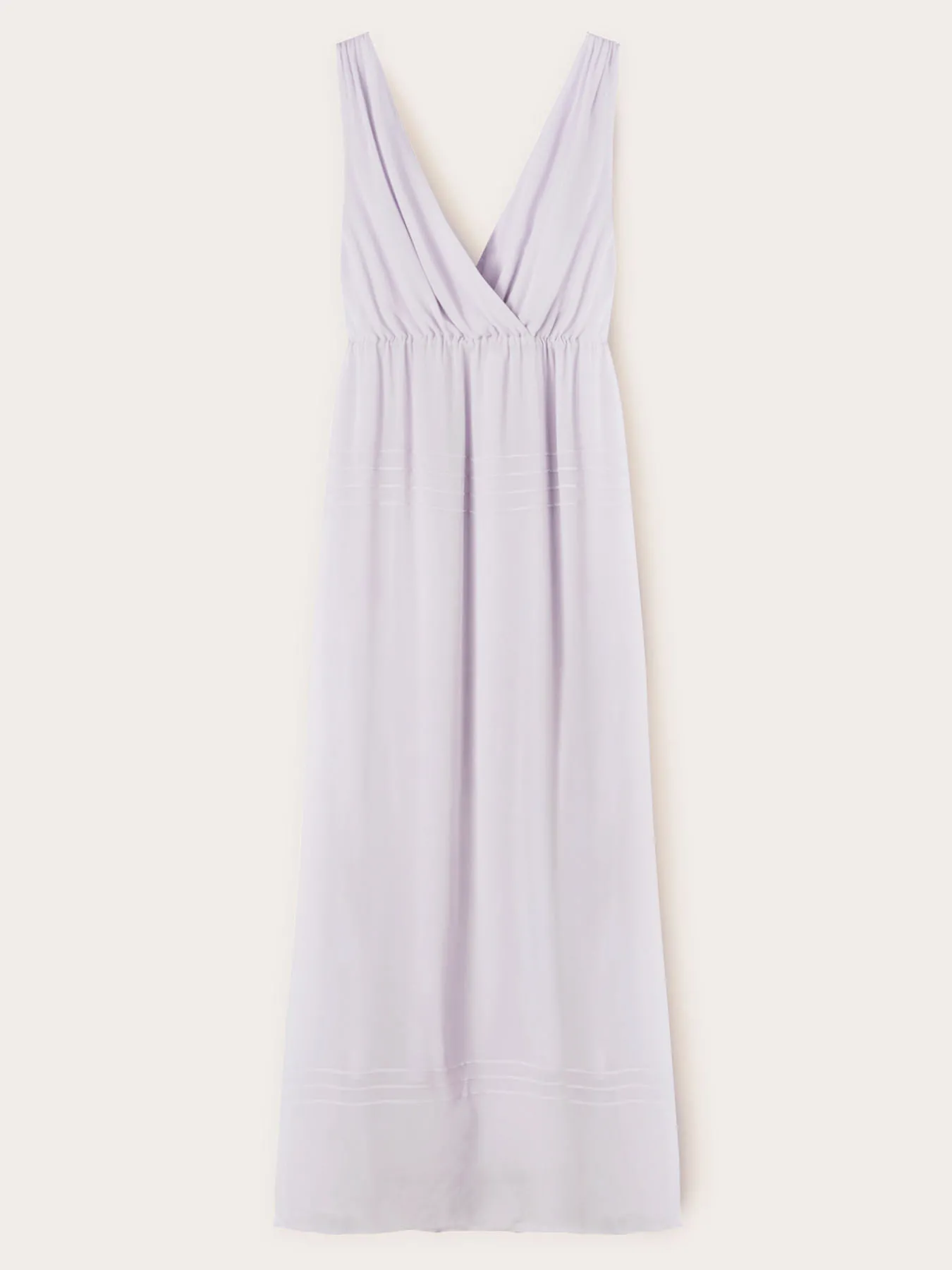 Vestito lungo con top in pizzo