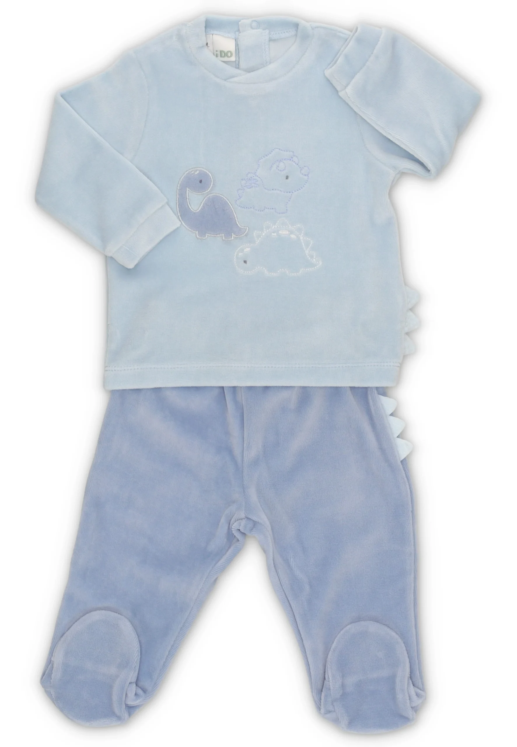 Completo baby in ciniglia iDo con dinosauri art.4A150