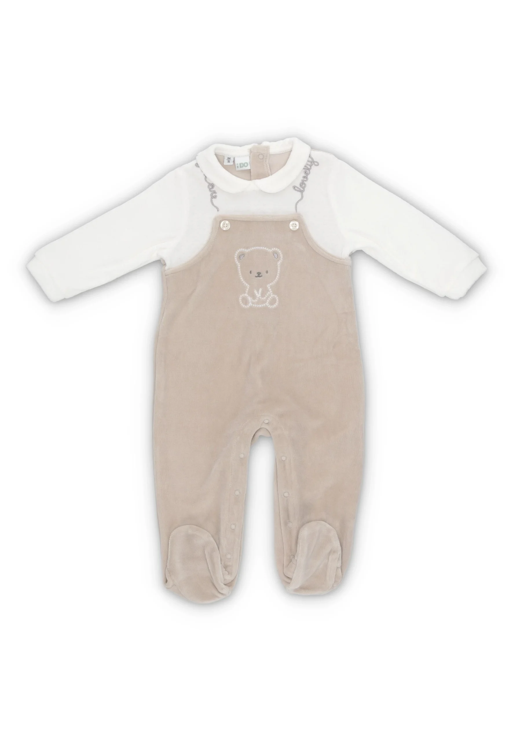 Tutina in ciniglia unisex iDo con orsetto art.4A221