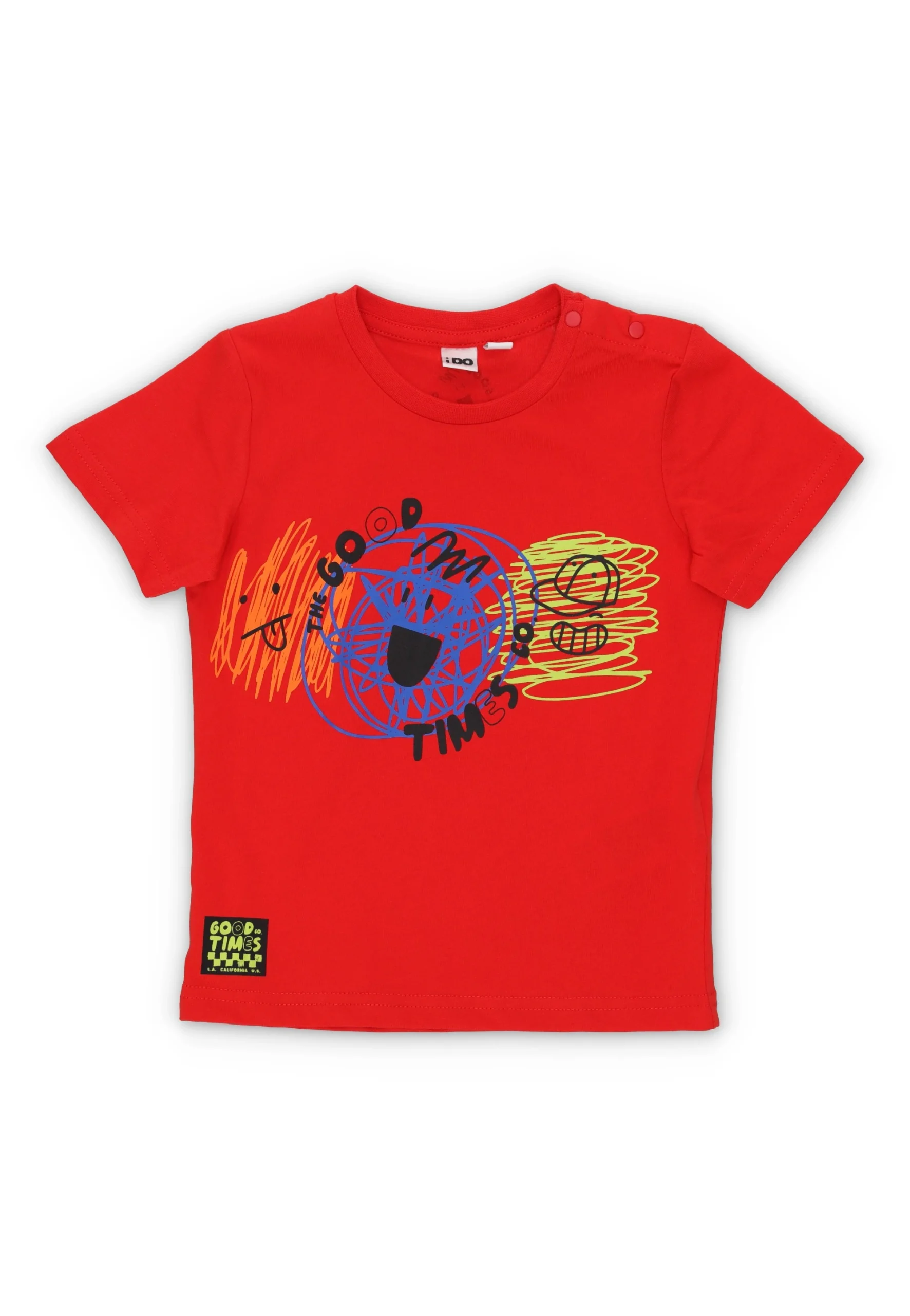 T-shirt stampa frontale mostriciattoli iDo bambino