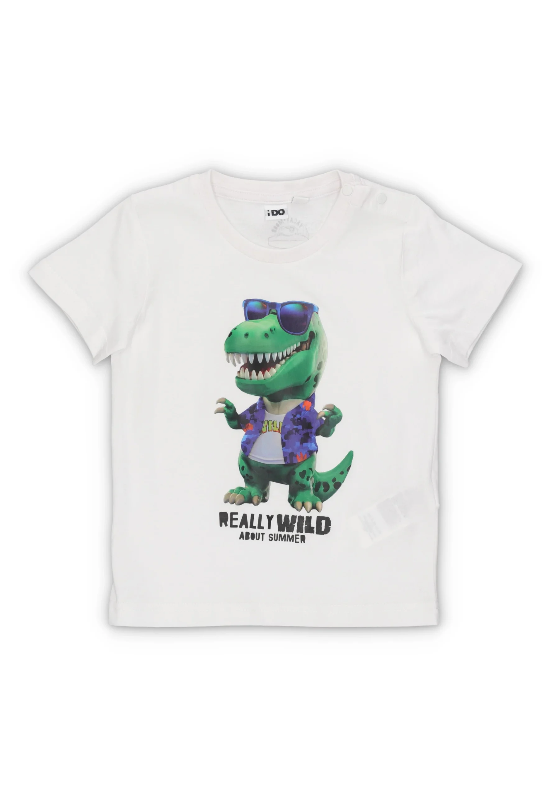T-shirt stampa dinosauro iDo bambino