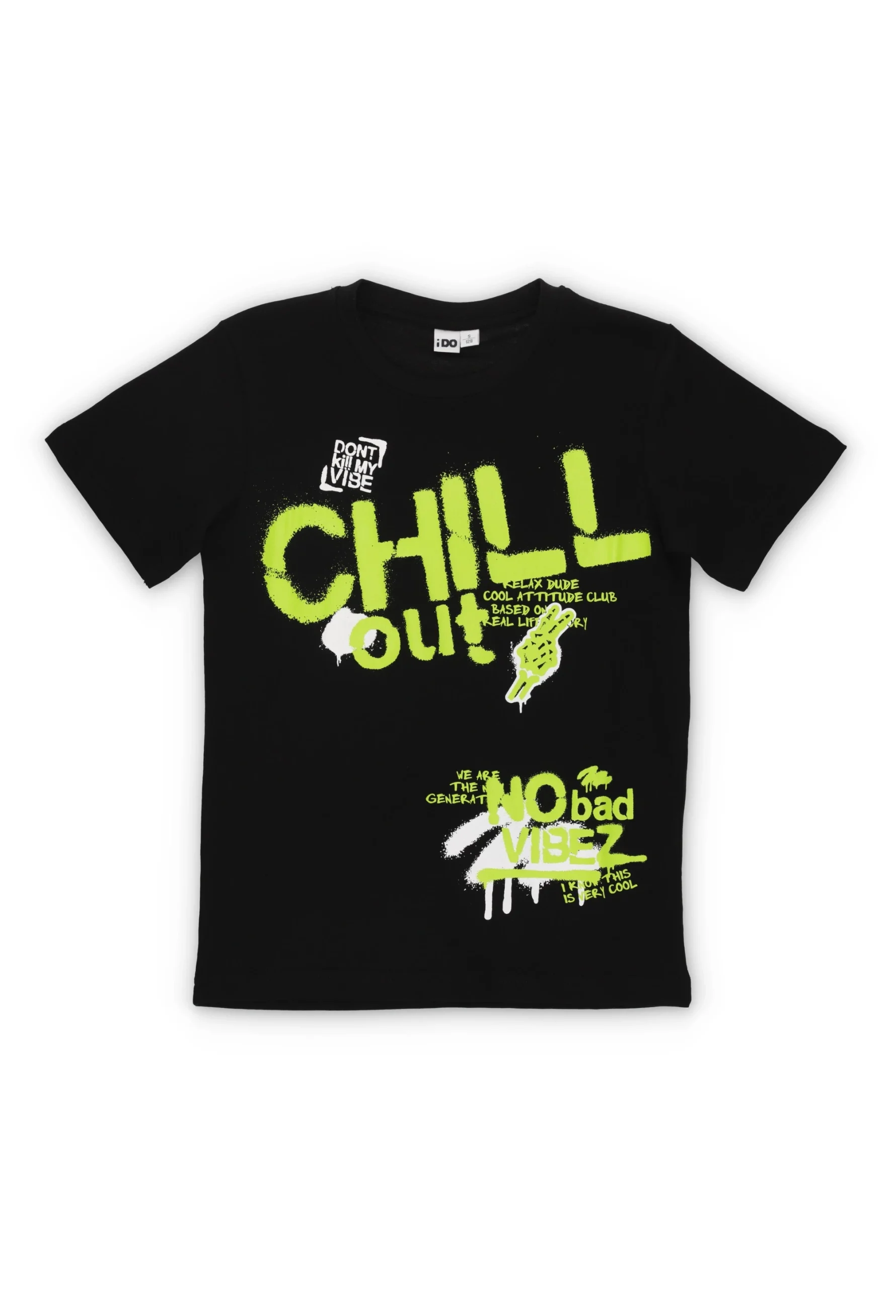 T-shirt ragazzo stampa Chill iDo