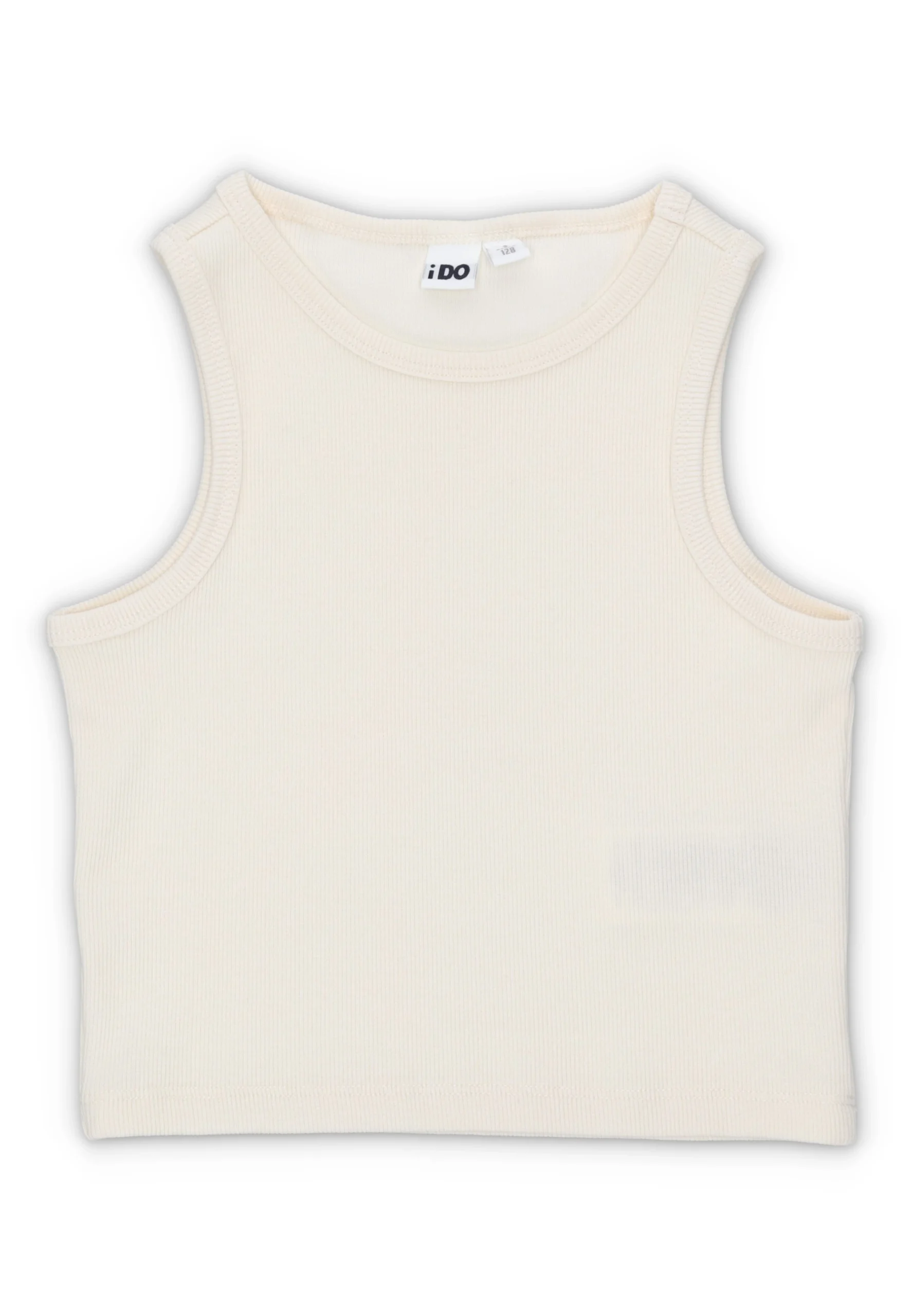 Canotta bambina iDo tinta unita a costine art. 4B841