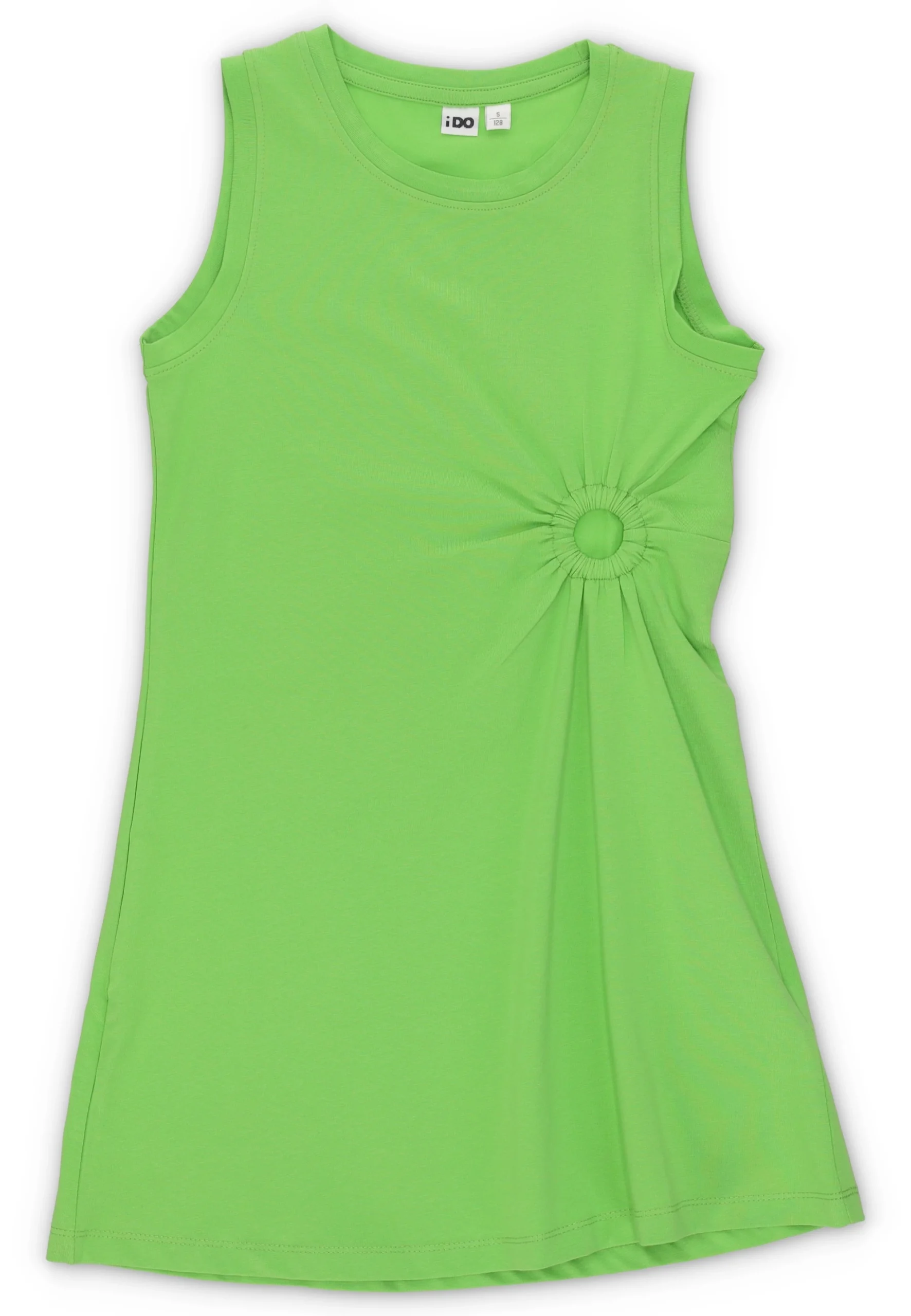 Abito smanicato con foro arricciato iDo