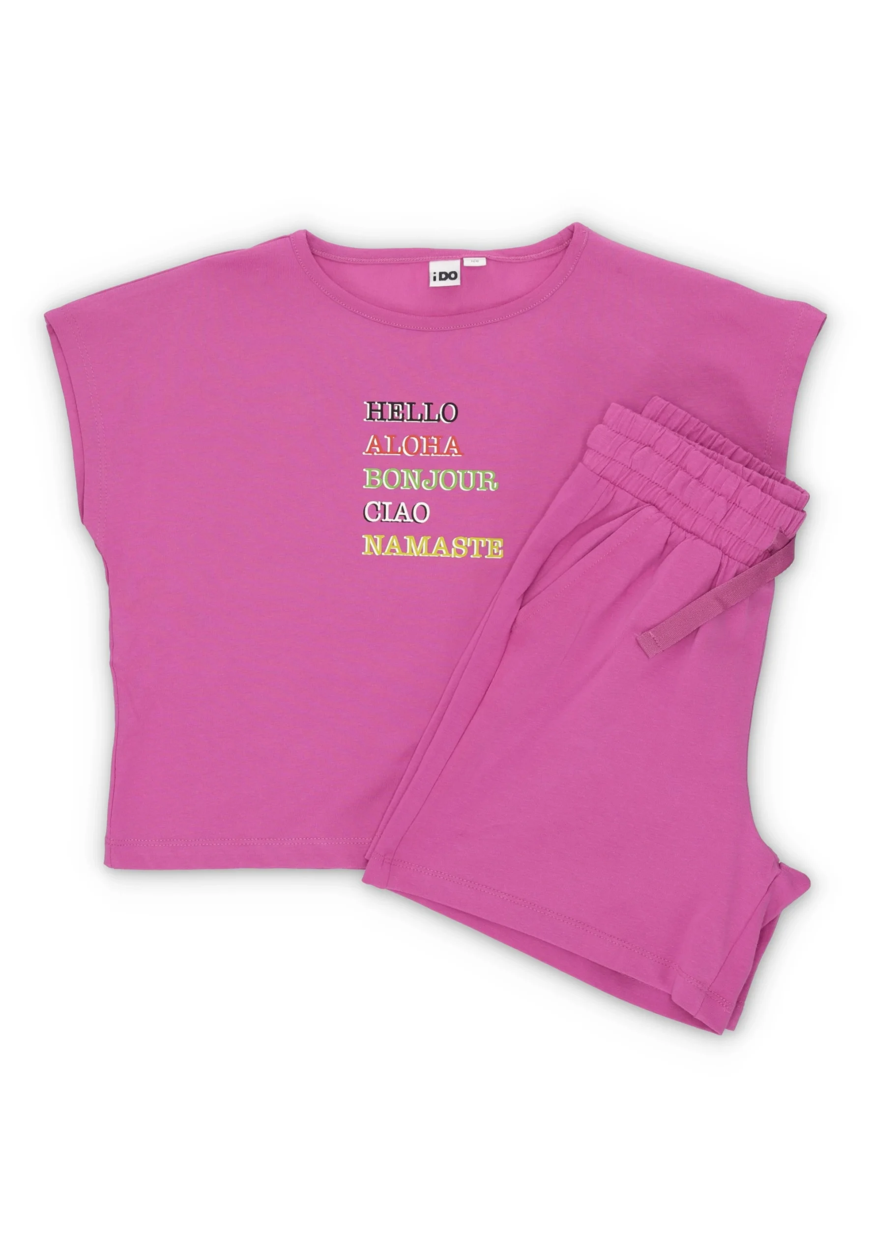 Completo ragazza iDo con scritte multicolor art.4B869G2