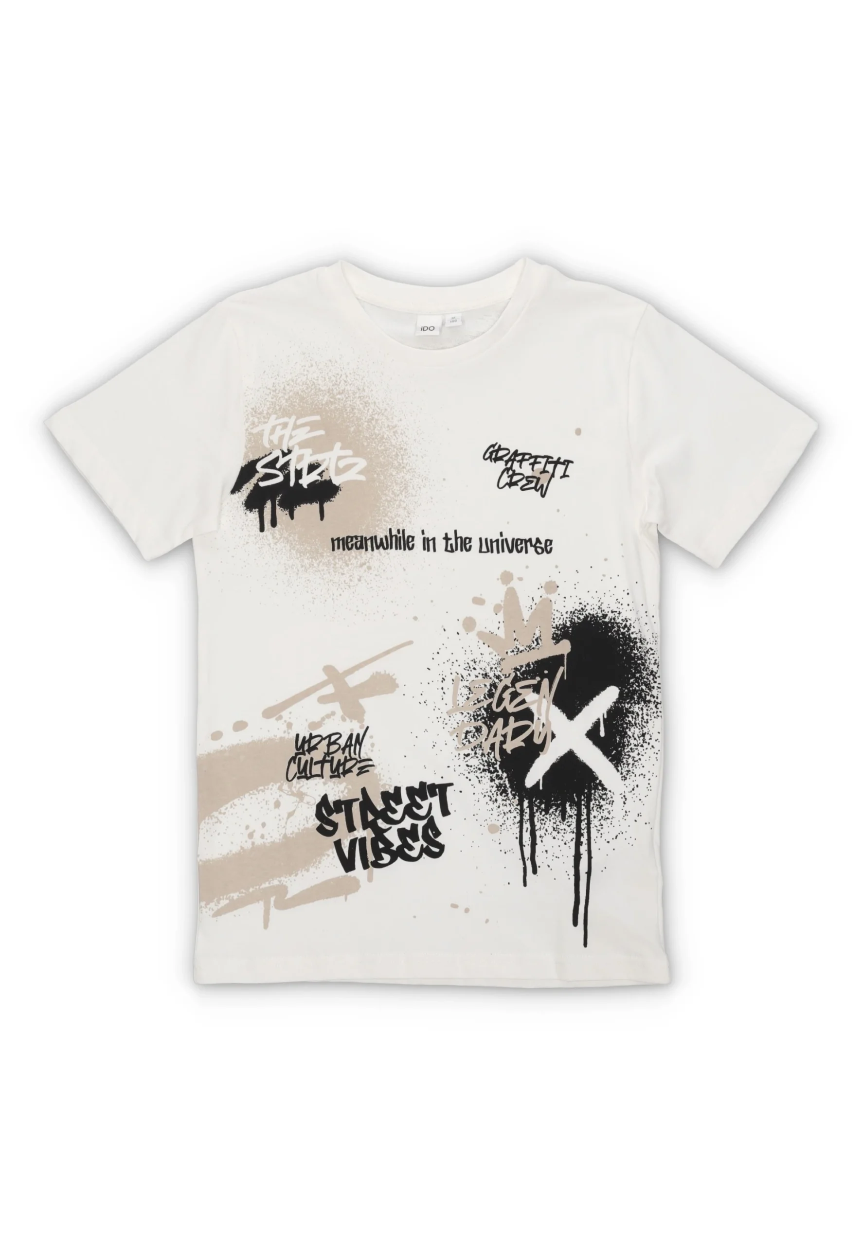 T-shirt ragazzo stampa murales iDo