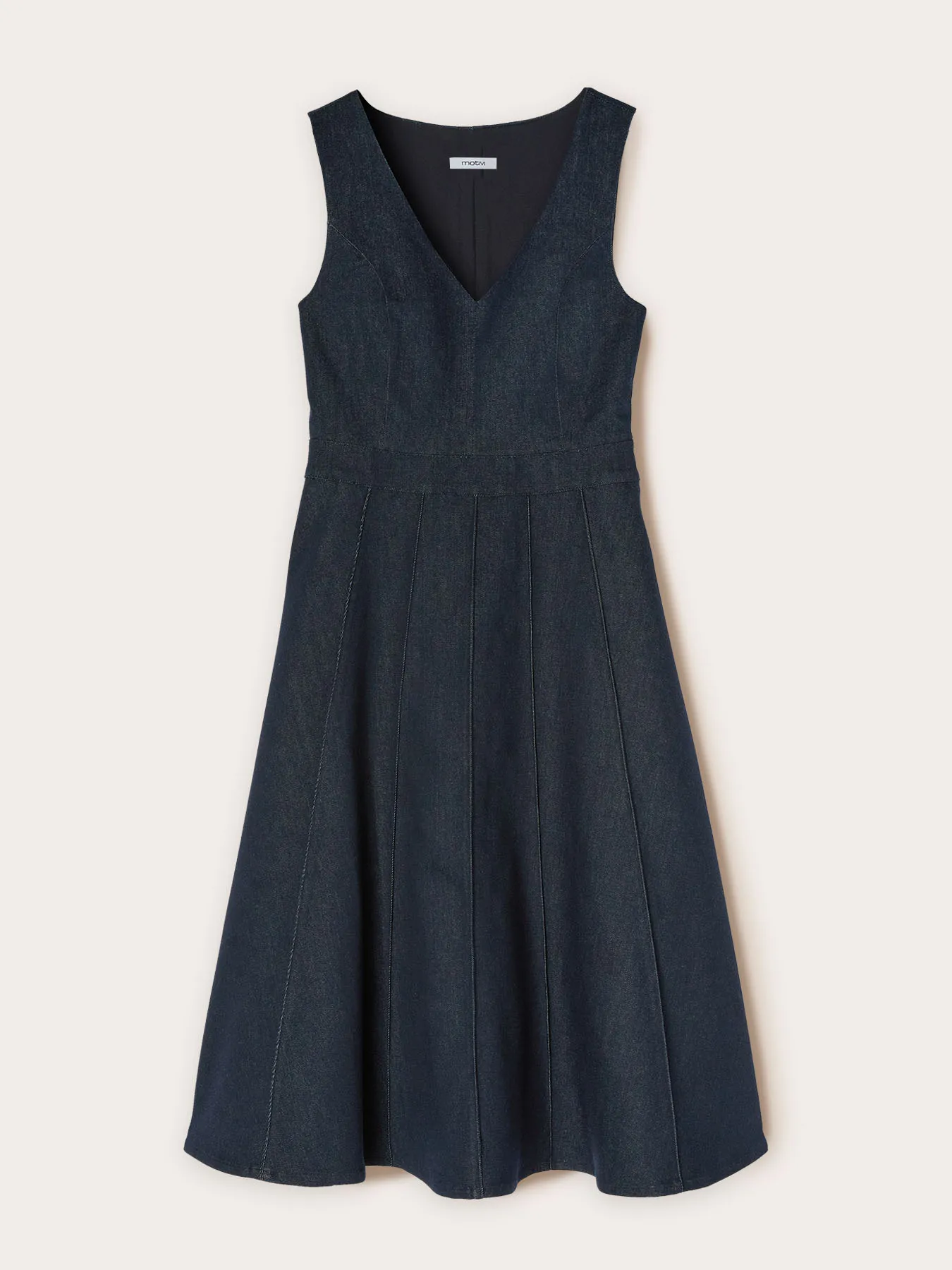 Vestito midi in denim