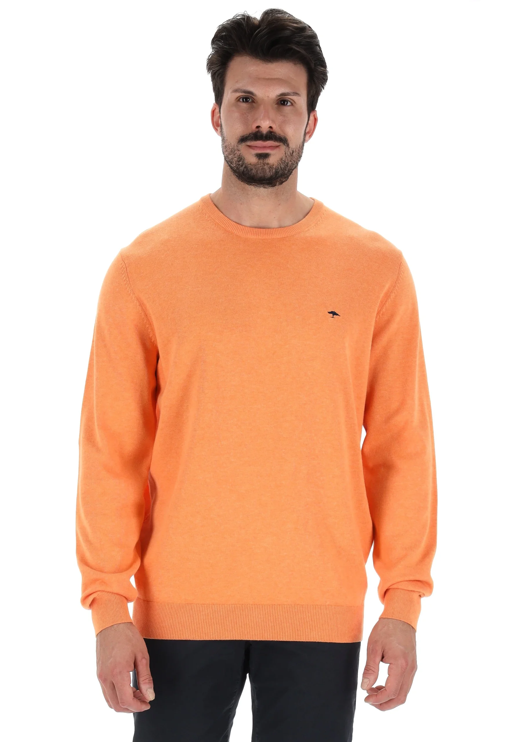 Girocollo tinta unita in cotone Fynch Hatton SFPK 210