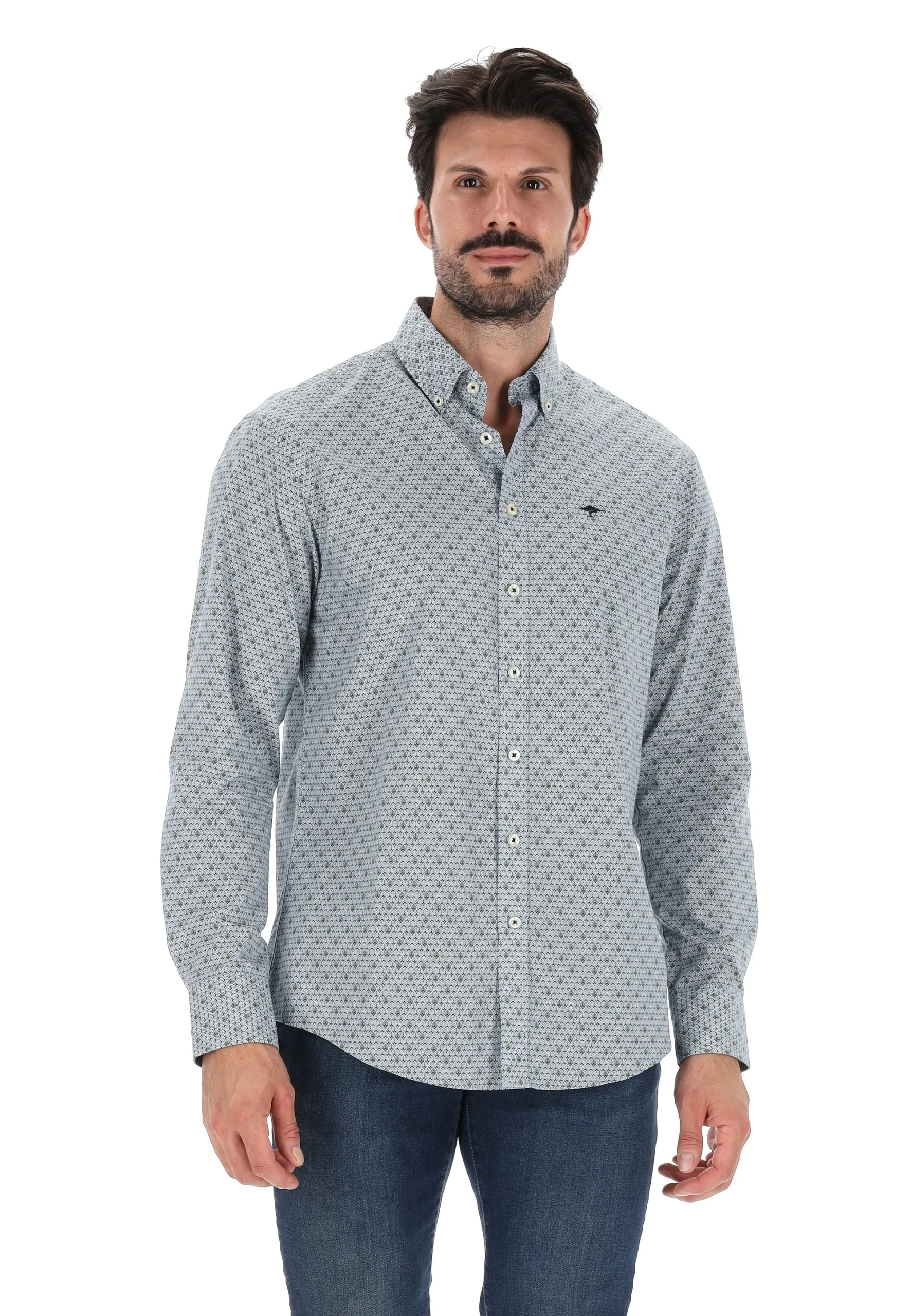 Camicia Fynch Hatton in microfantasia art.14145060