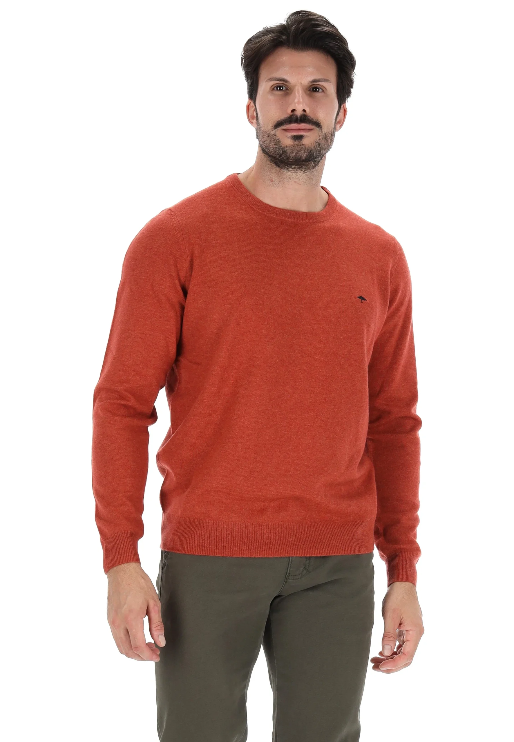 Maglioncino girocollo Fynch Hatton in lana misto cashmere