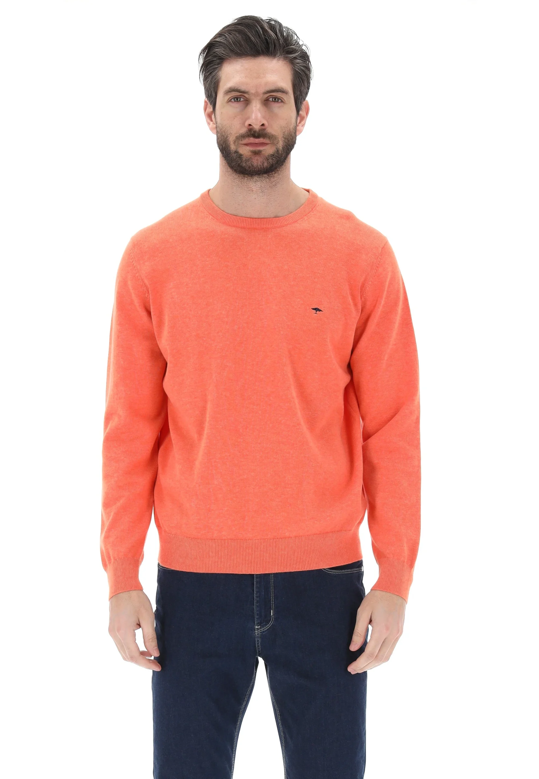 Maglioncino girocollo in cotone Fynch Hatton uomo