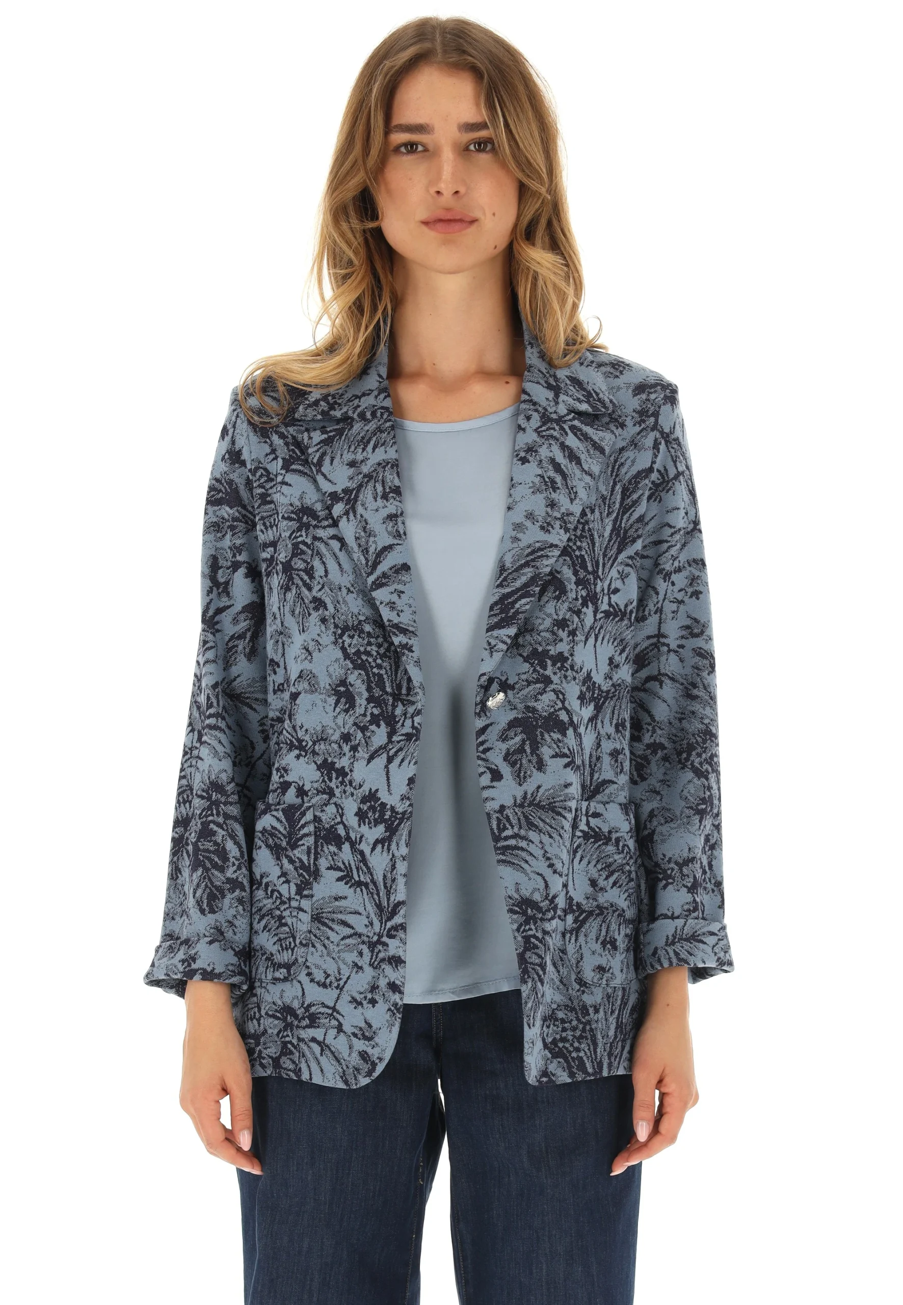 Balzer ammagliato in fantasia con manica 3/4 Main&Land