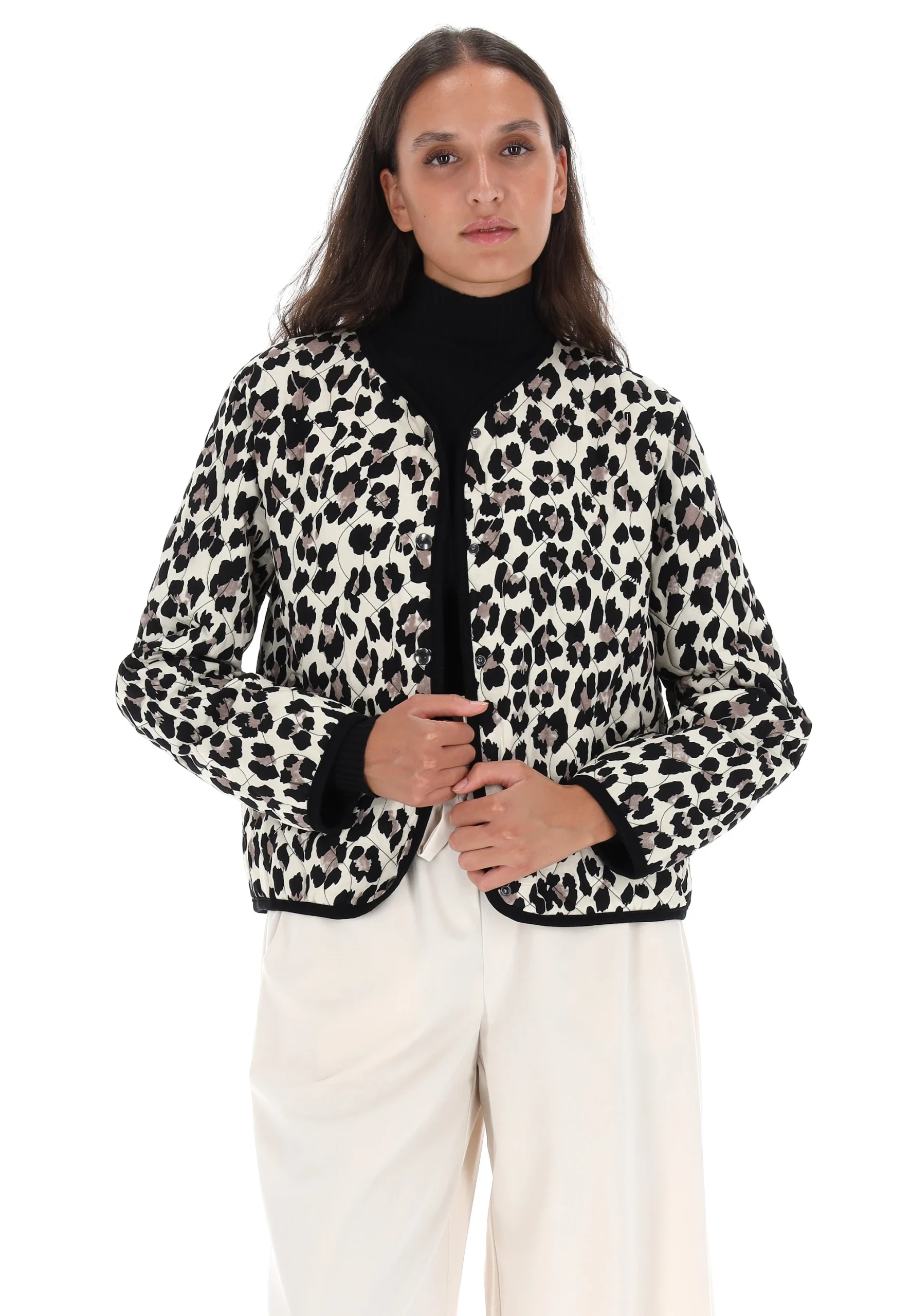 Giubbino leggero trapuntato Hailys donna maculato