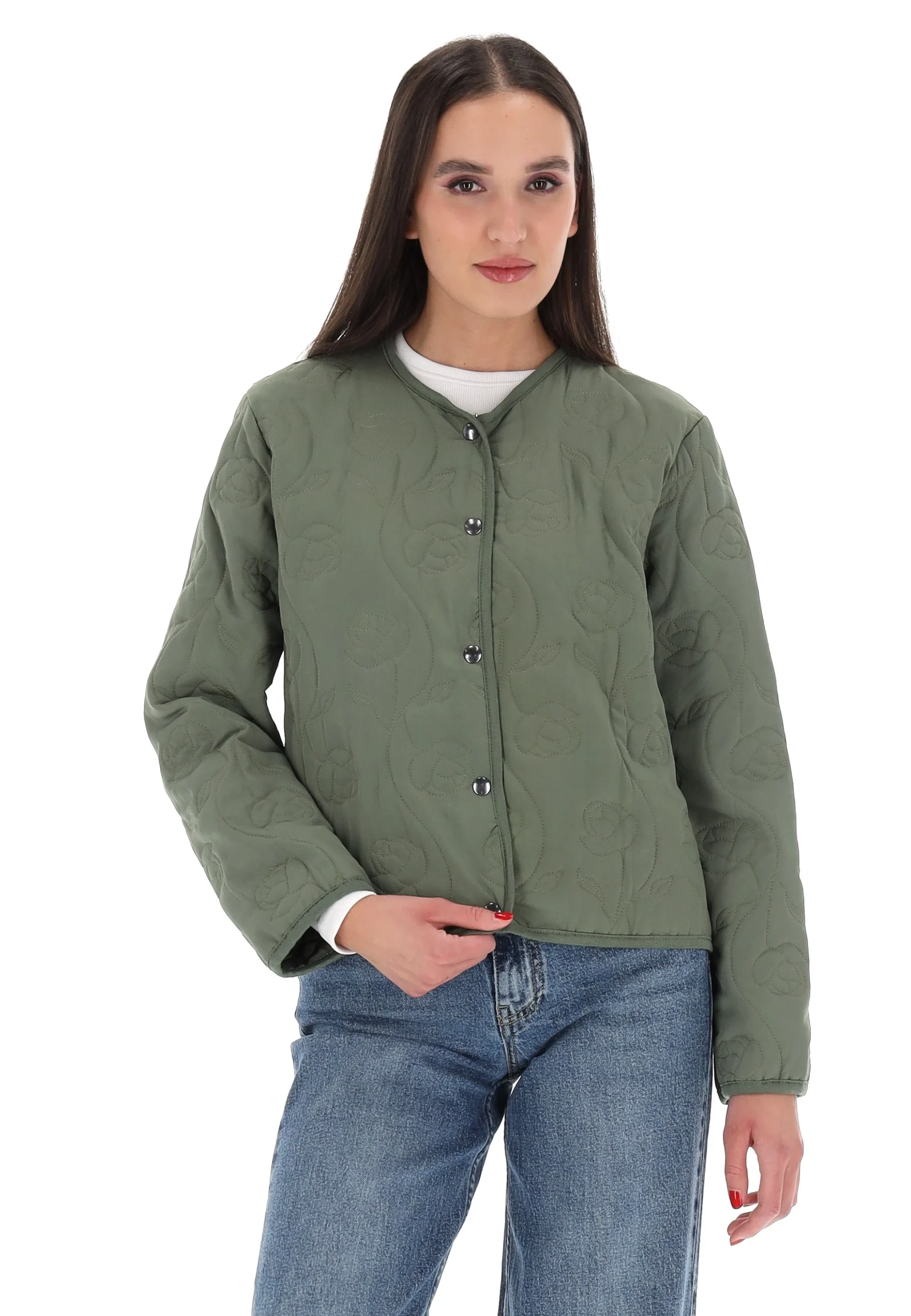 Giacchina ricami tono su tono Hailys