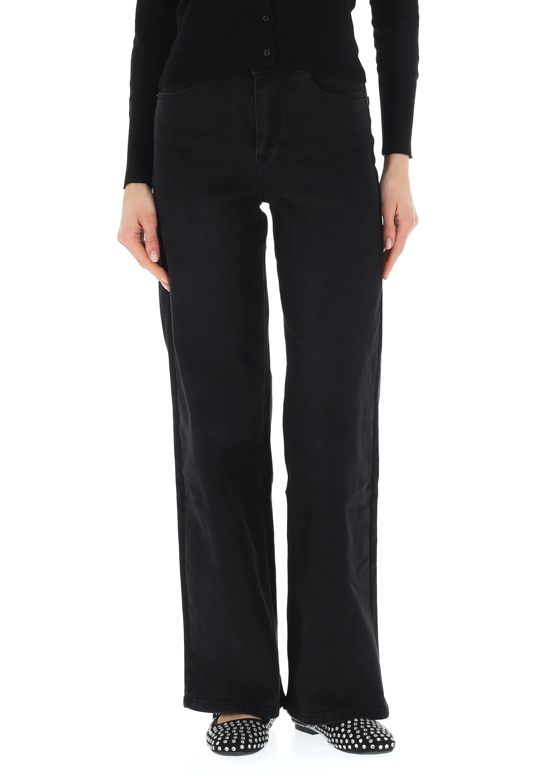 Jeans a palazzo stretch Hailys donna