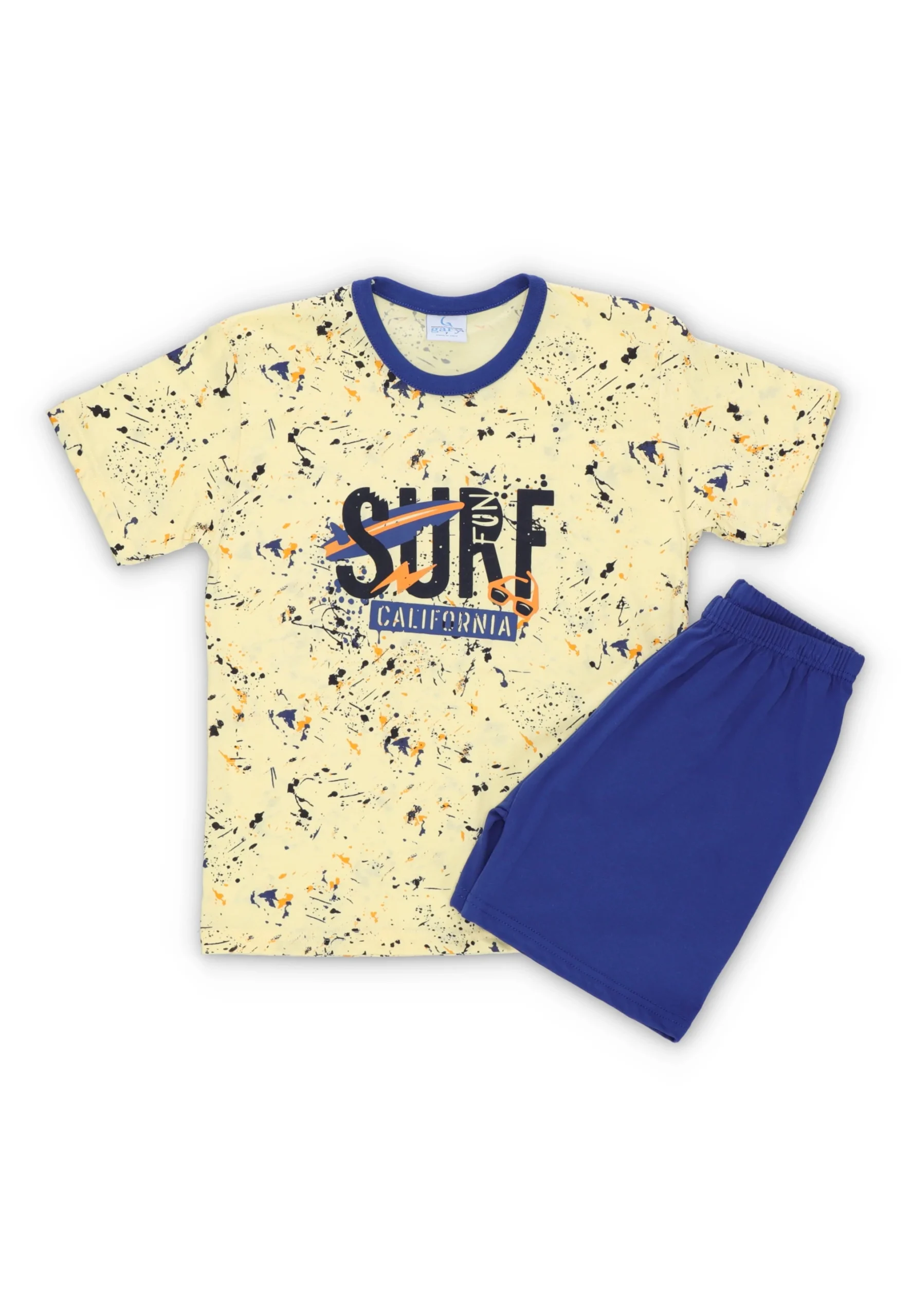 Pigiama Gary ragazzo con stampa spruzzata