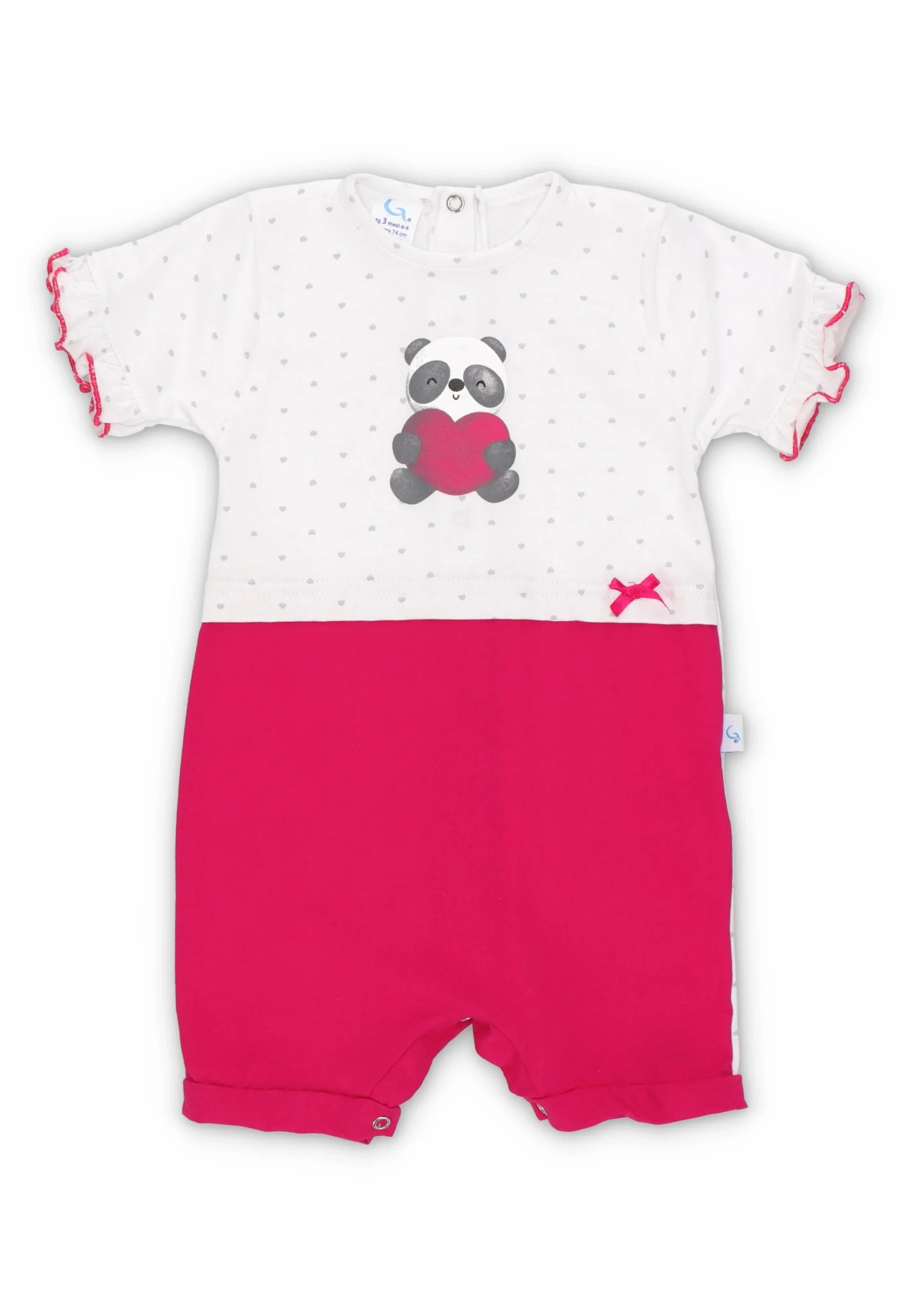 Pagliaccetto stampa panda Gary neonata