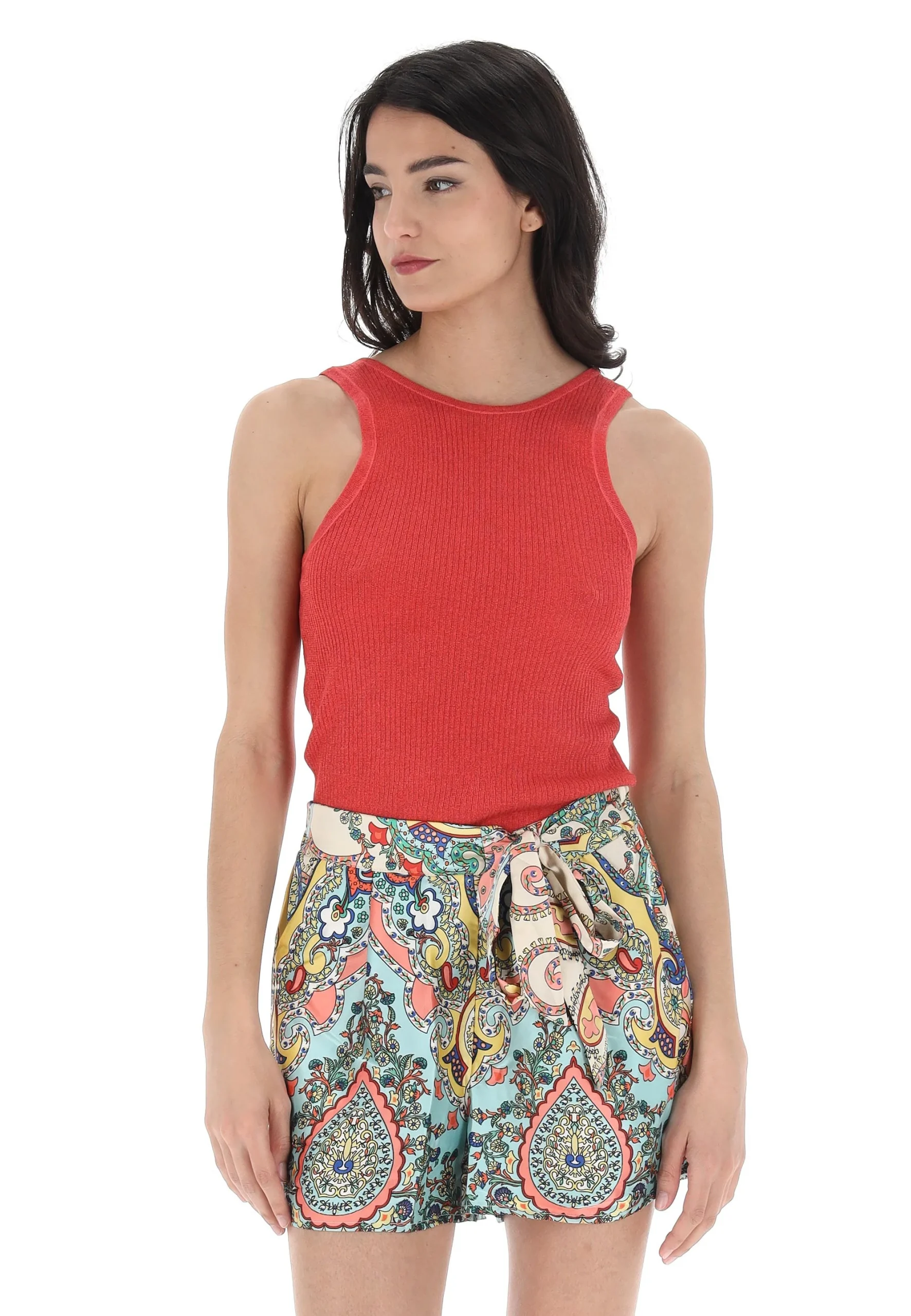 Canotta Tiffosi lurex donna