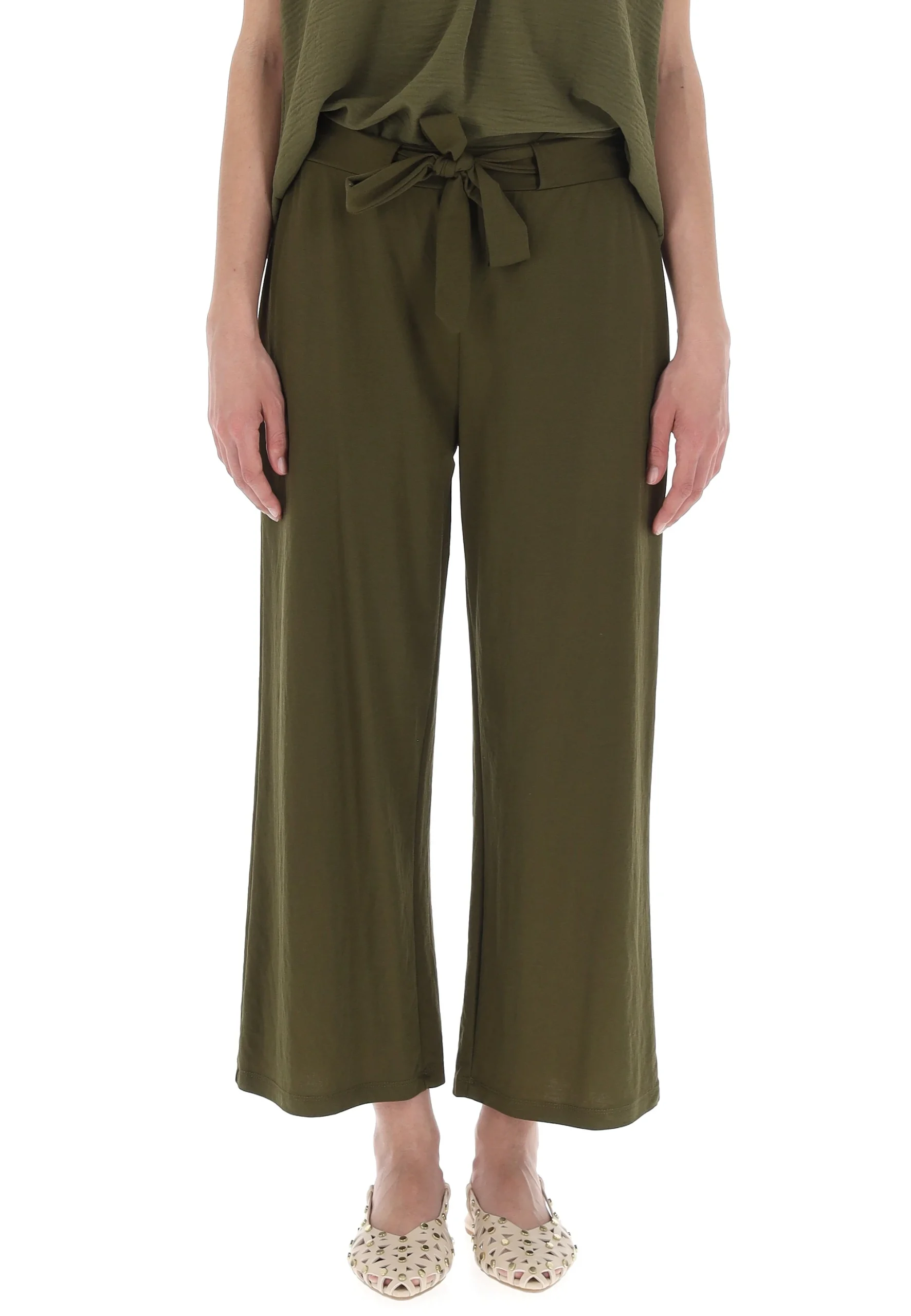 Pantalone cropped con fusciacca Tiffosi donna art. 10059739