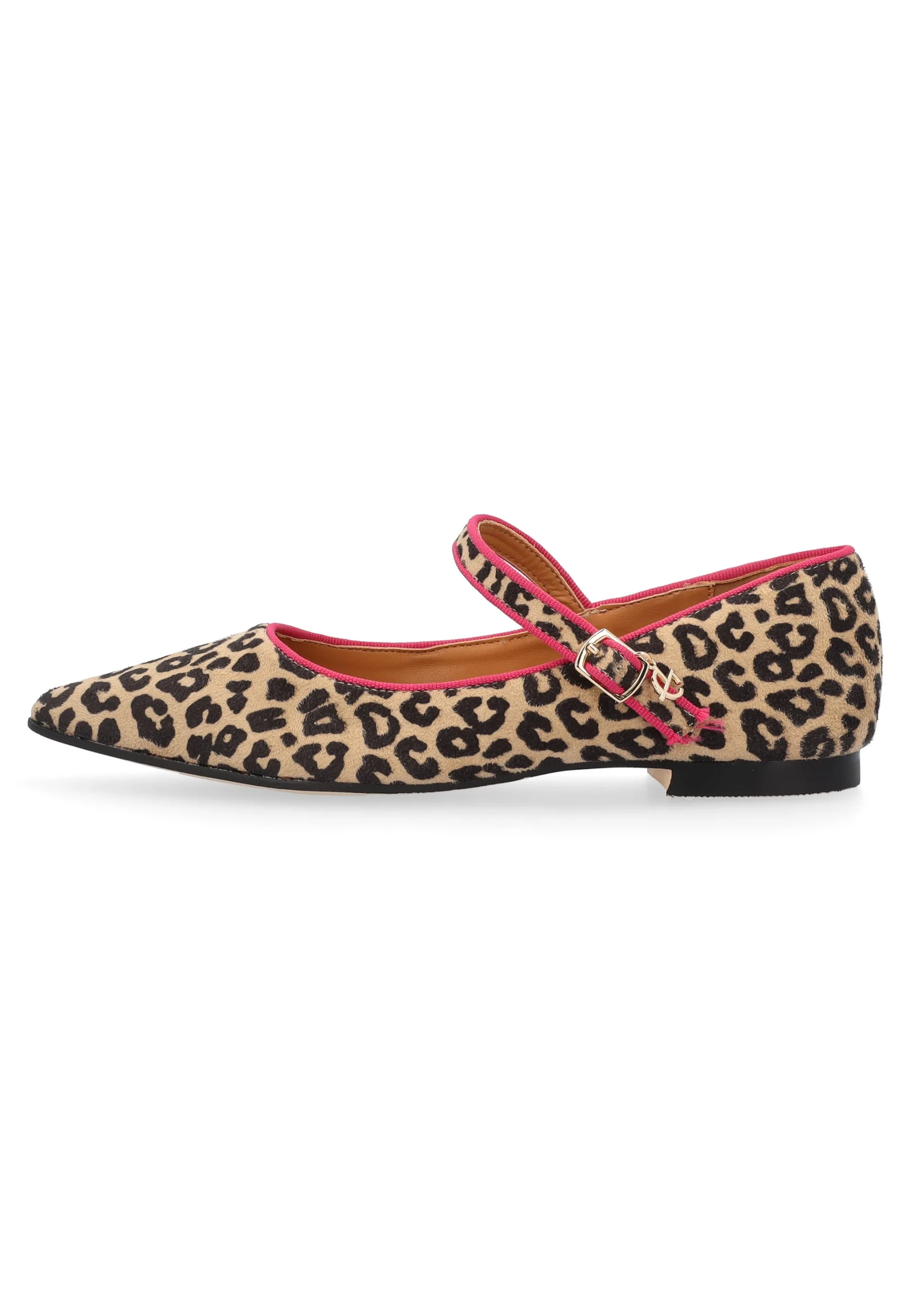 Ballerine Clyò donna in tessuto effetto leopardato GD195