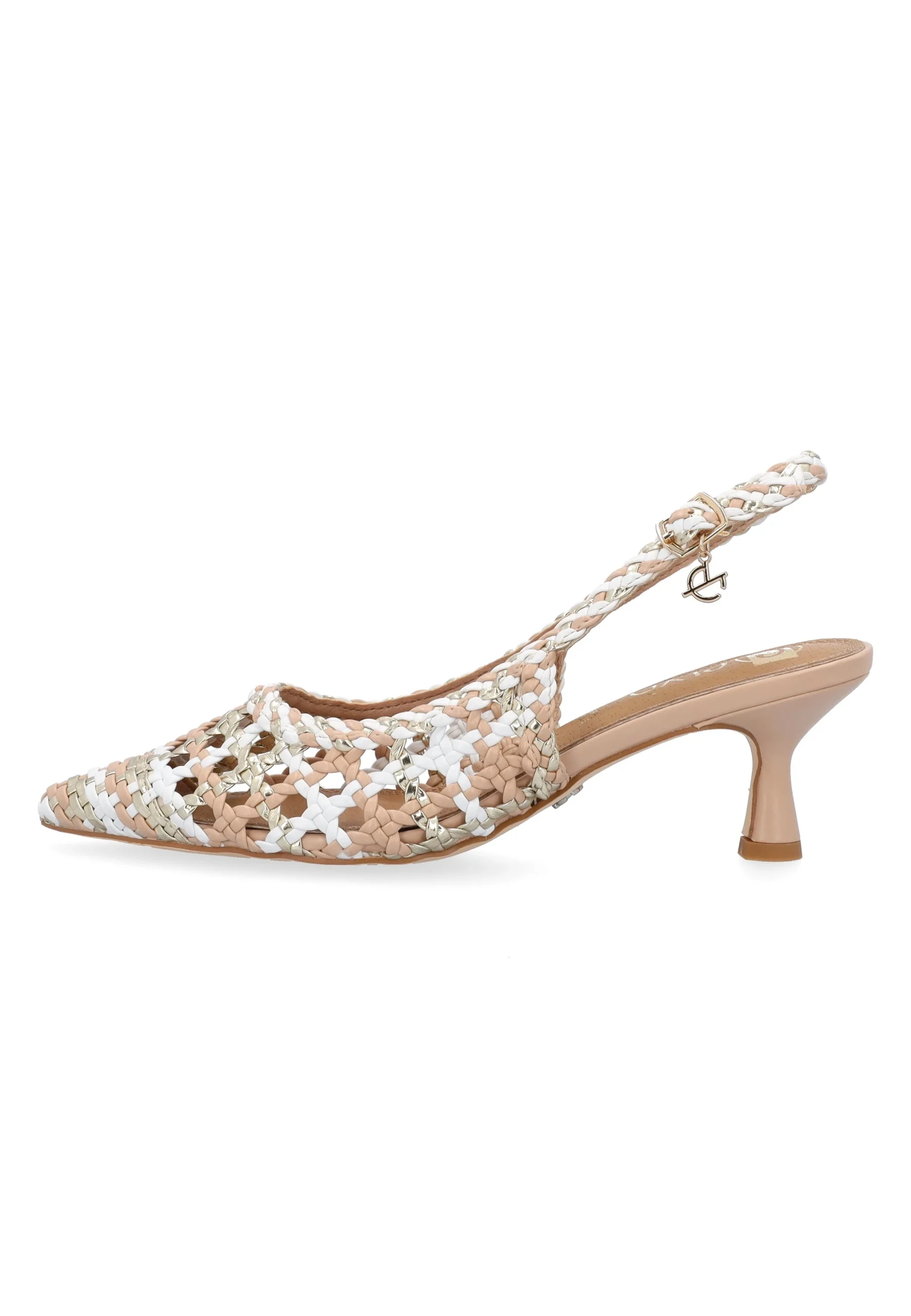 Slingback intrecciate multicolor Clyò GD246