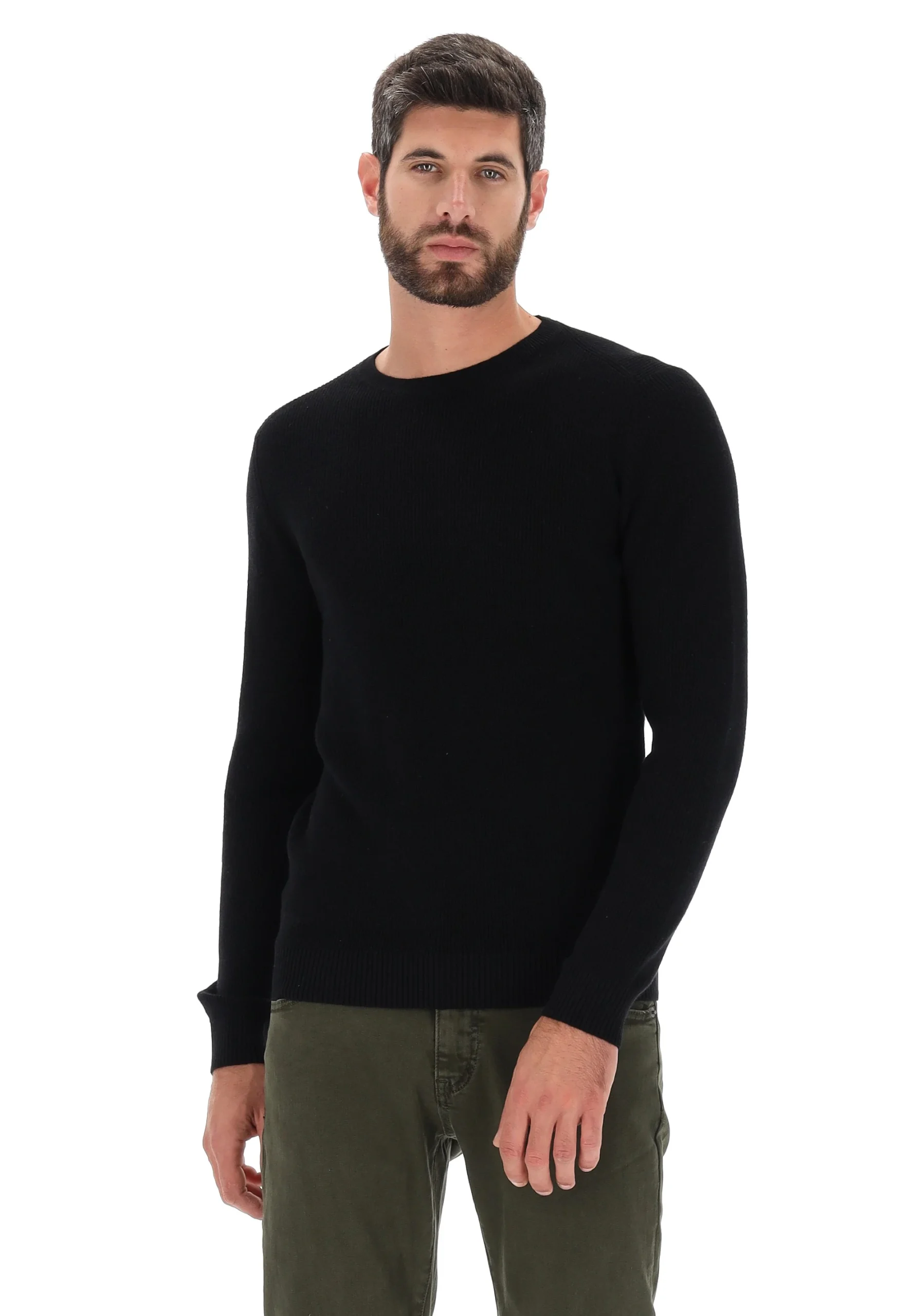 Girocollo uomo in misto cotone, seta e cashmere MarkUp