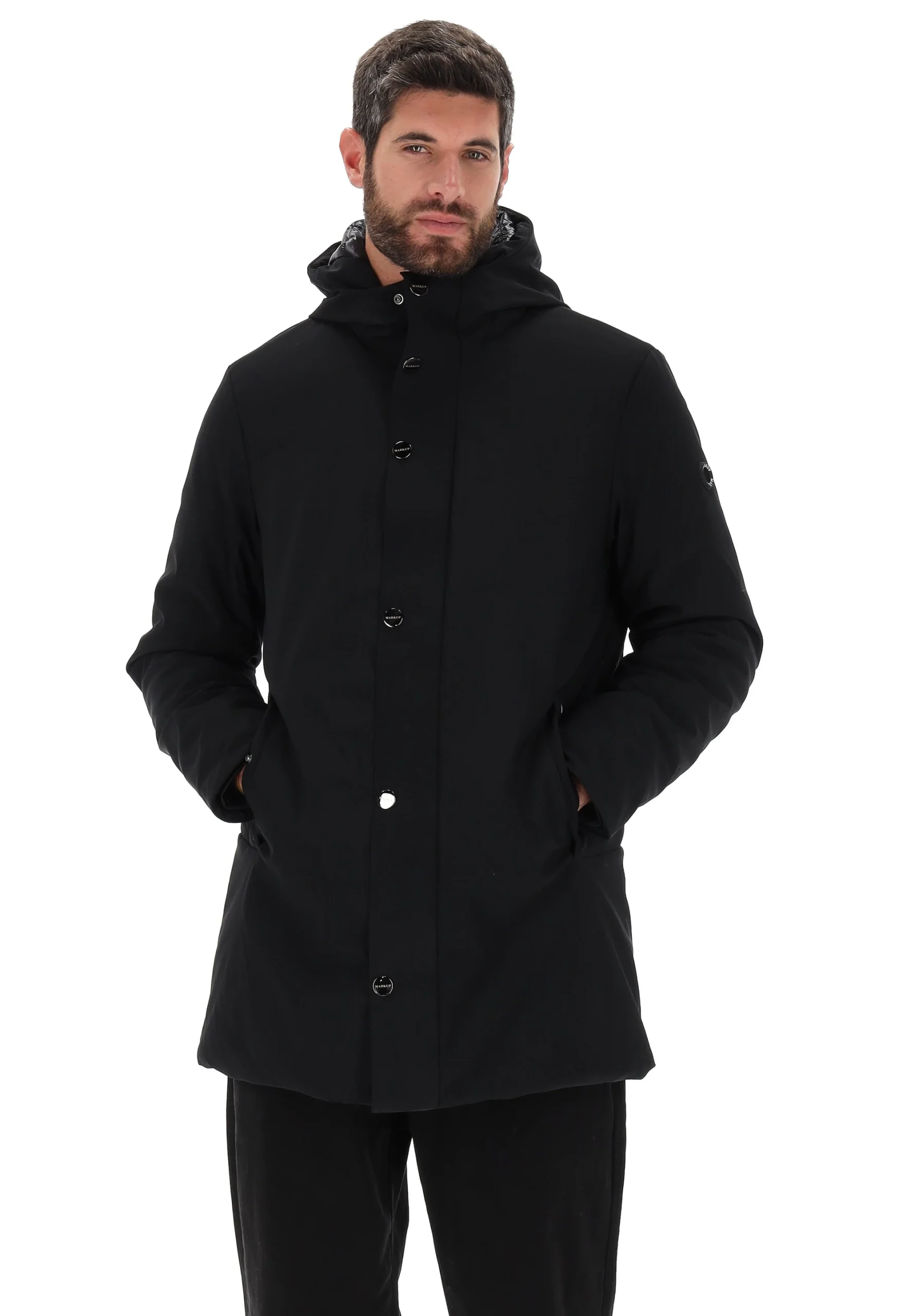 Giaccone lungo in softshell MarkUp uomo MK794035