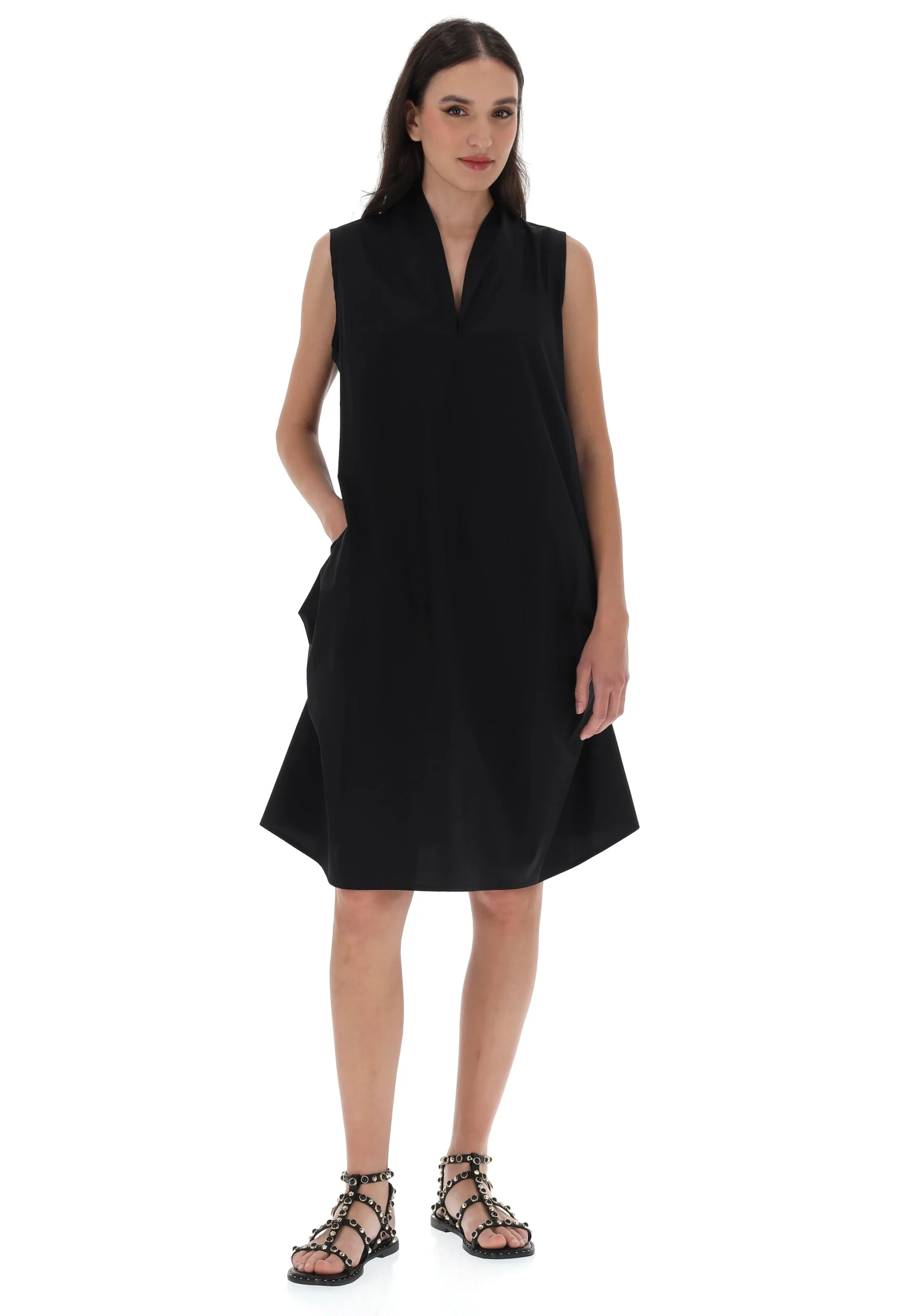 Vestito a palloncino senza maniche èks