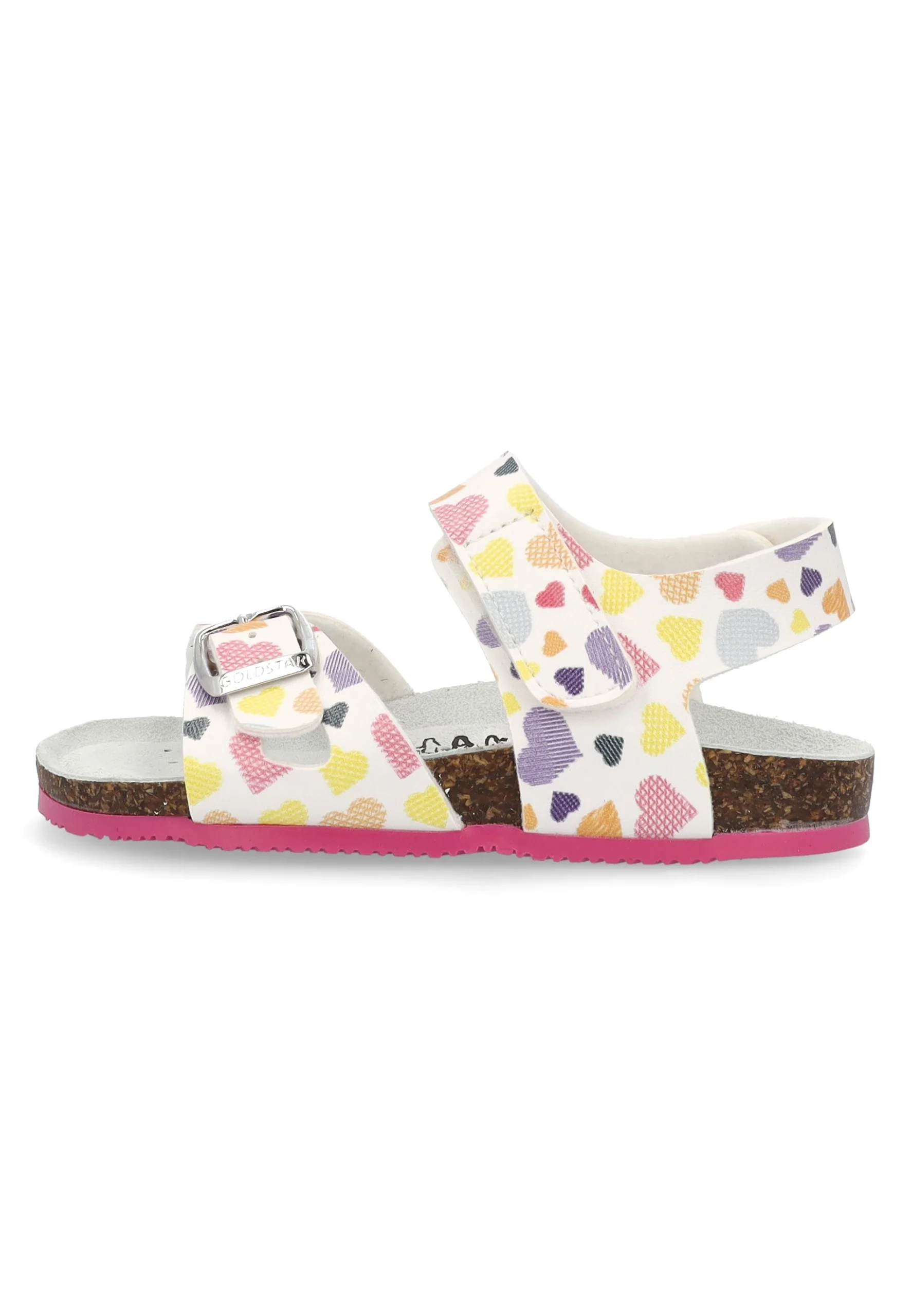 Sandali bambina Goldstar in fantasia cuoricini GS247