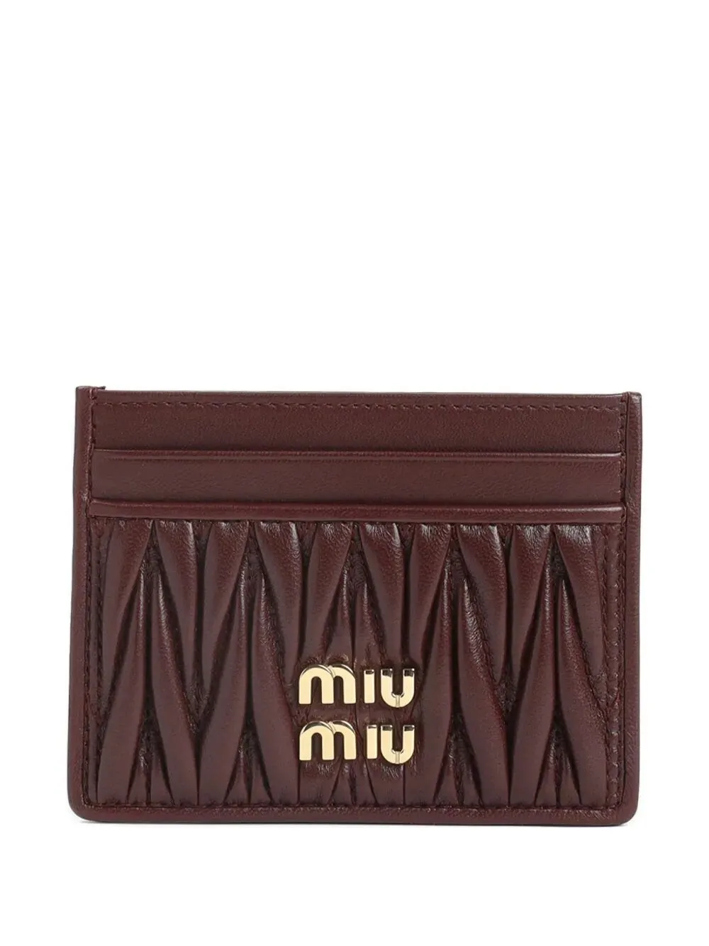 PORTACARTE IN NAPPA MATELASSÉ