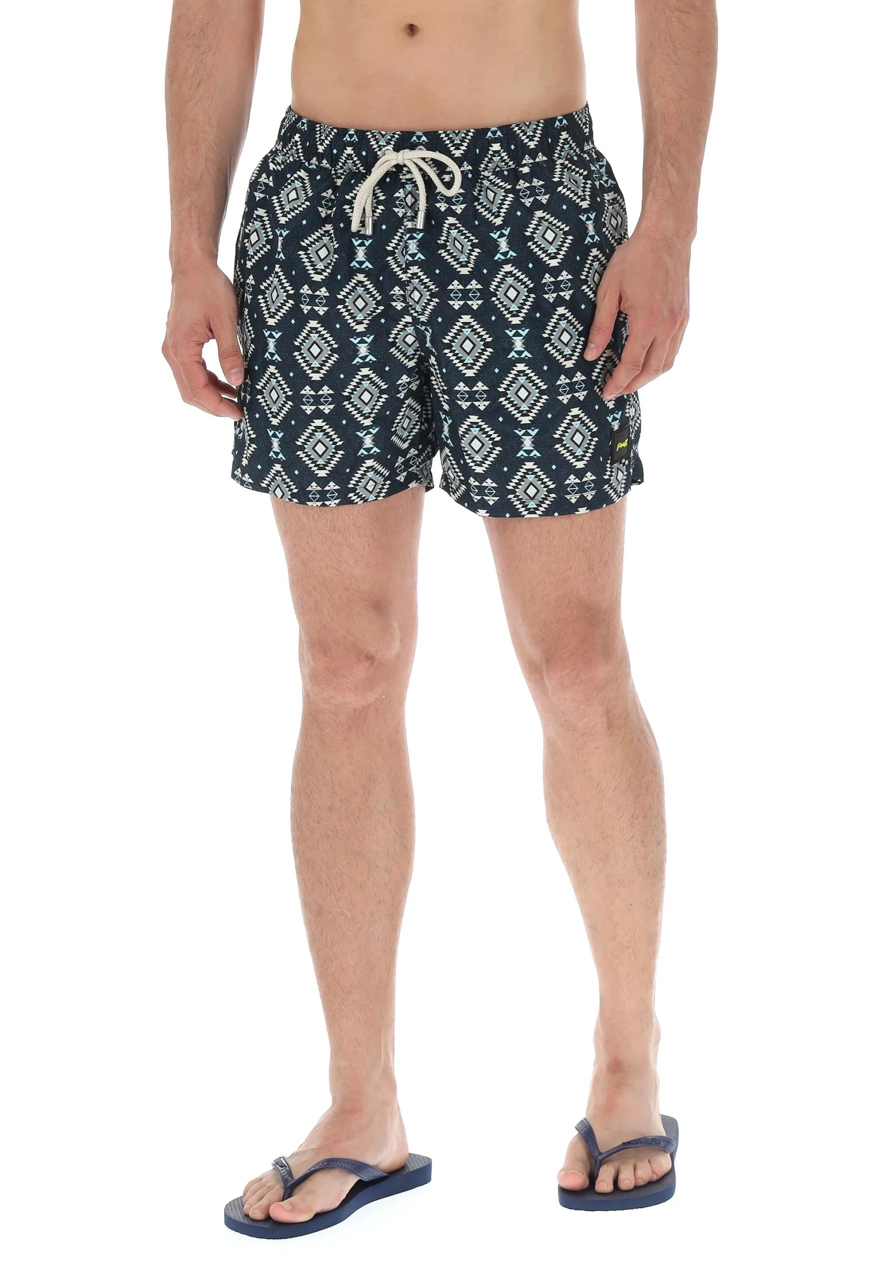 Boxer uomo mare F**K in fantasia etnica M02BA30