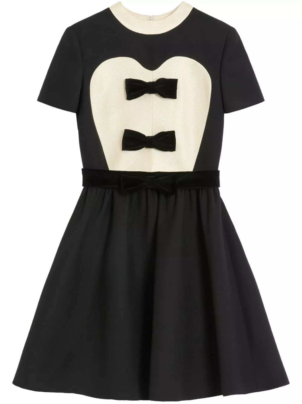 Abito corto in lana e seta di Valentino