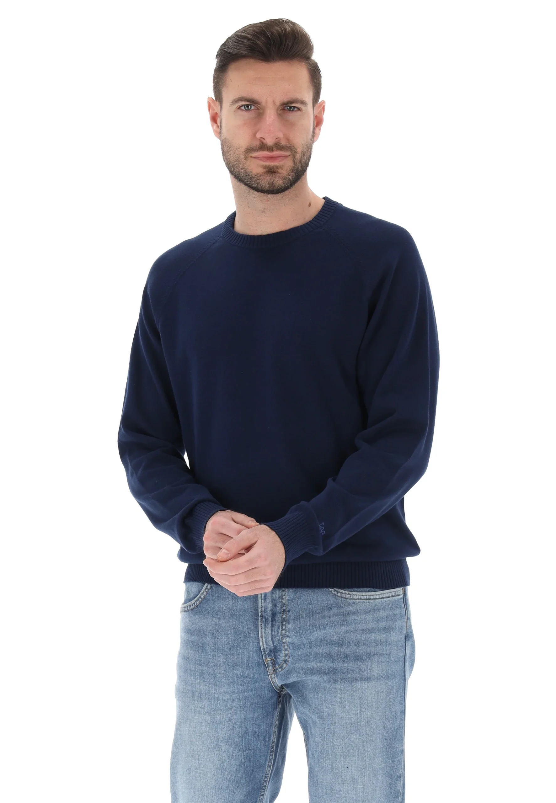 Maglioncino Lee manica raglan con logo piccolo polsino art. 112355671